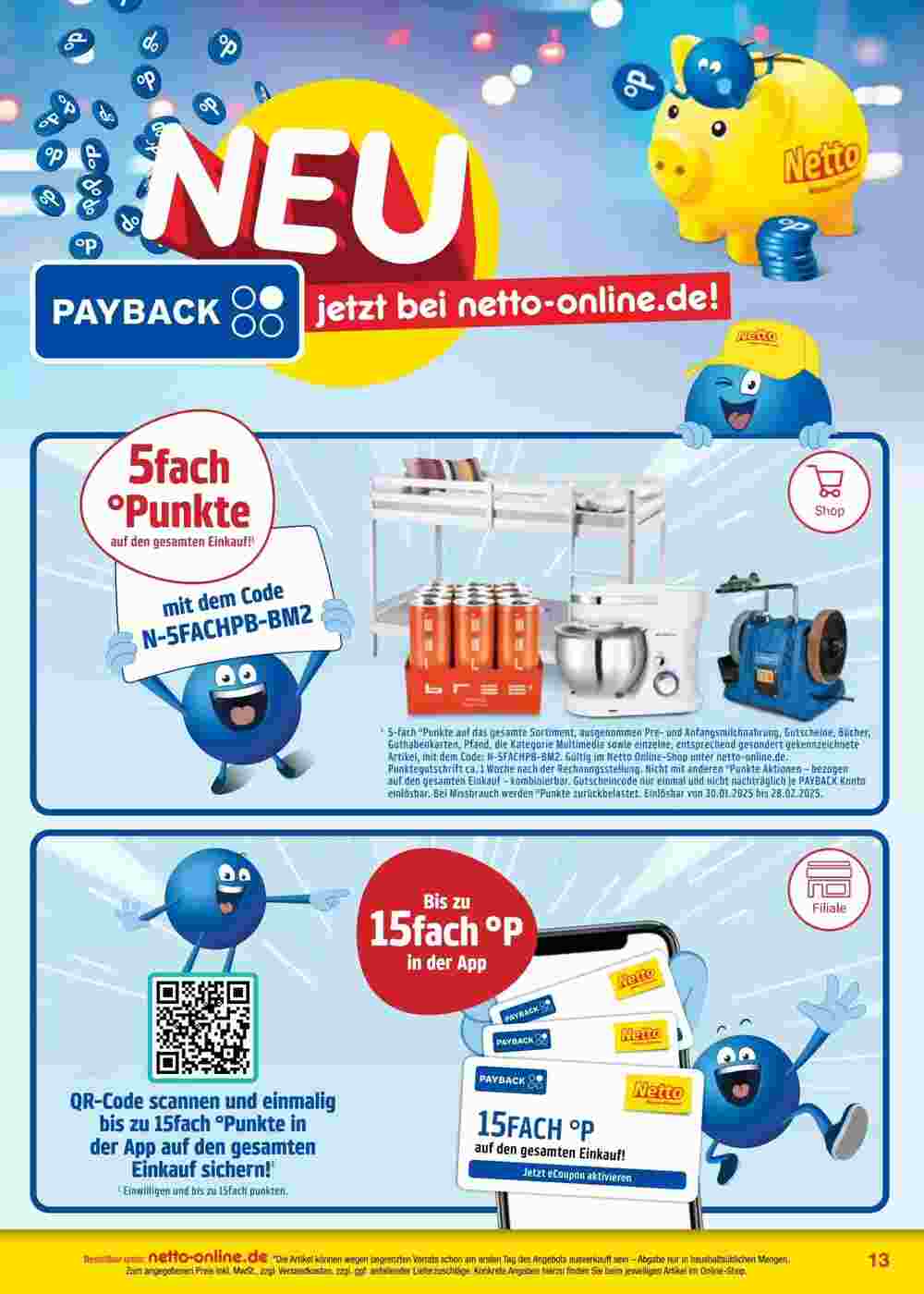 Netto Marken-Discount Prospekt (ab 01.02.2025) zum Blättern - Seite 13