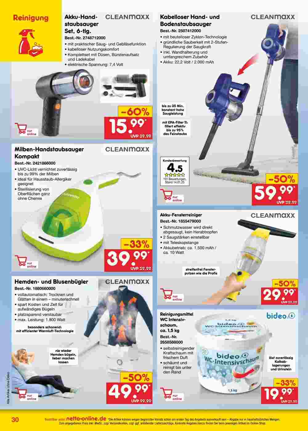 Netto Marken-Discount Prospekt (ab 01.02.2025) zum Blättern - Seite 30