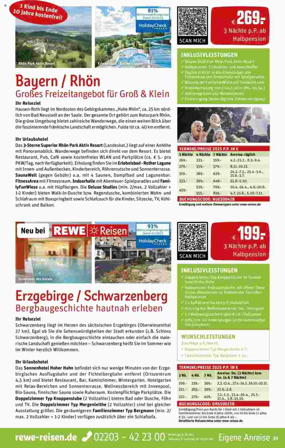 REWE Reisen Prospekt (ab 01.02.2025) zum Blättern - Seite 39