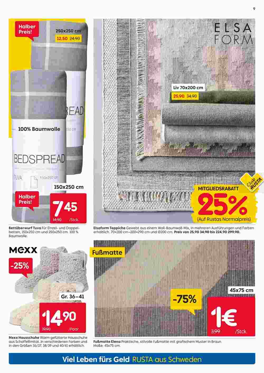 Rusta Prospekt (ab 01.02.2025) zum Blättern - Seite 9