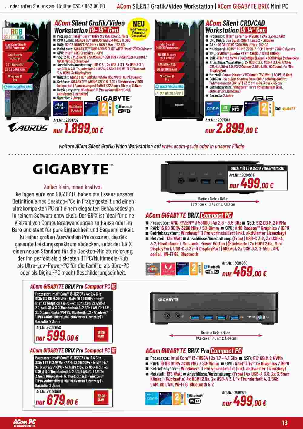 ACom PC Prospekt (ab 01.02.2025) zum Blättern - Seite 13