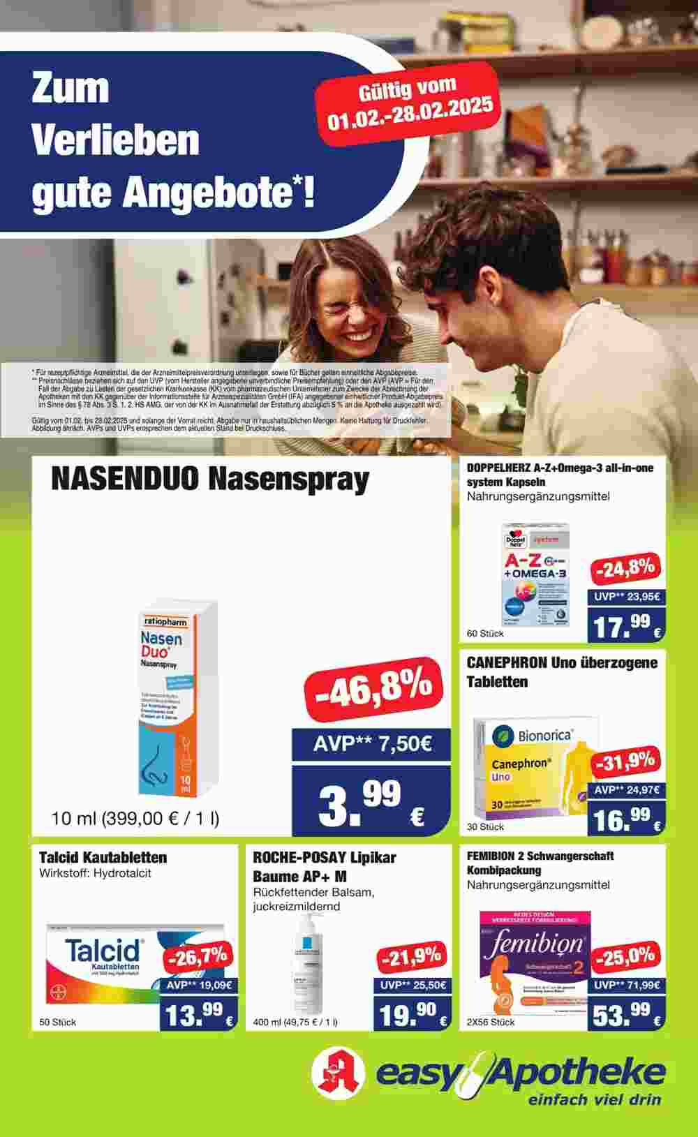 Easy Apotheke Prospekt (ab 01.02.2025) zum Blättern - Seite 1