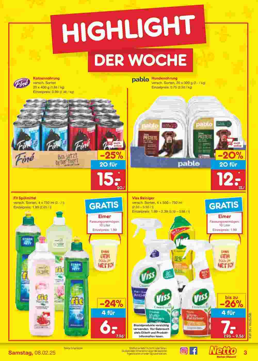 Netto Marken-Discount Prospekt (ab 02.02.2025) zum Blättern - Seite 3