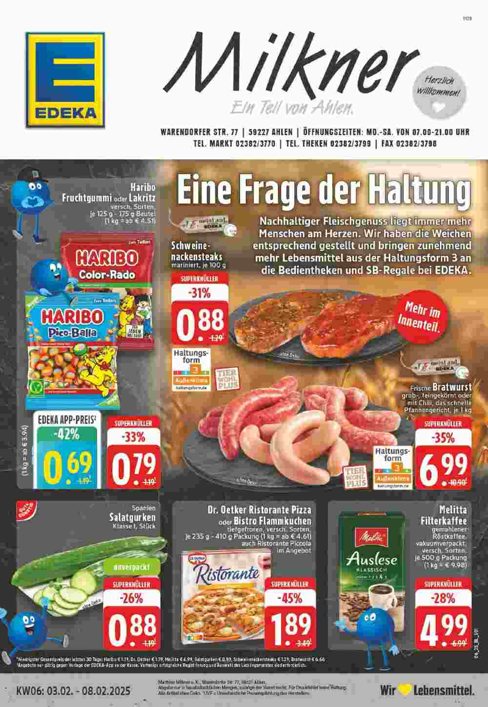 Edeka Prospekt (ab 02.02.2025) zum Blättern - Seite 1