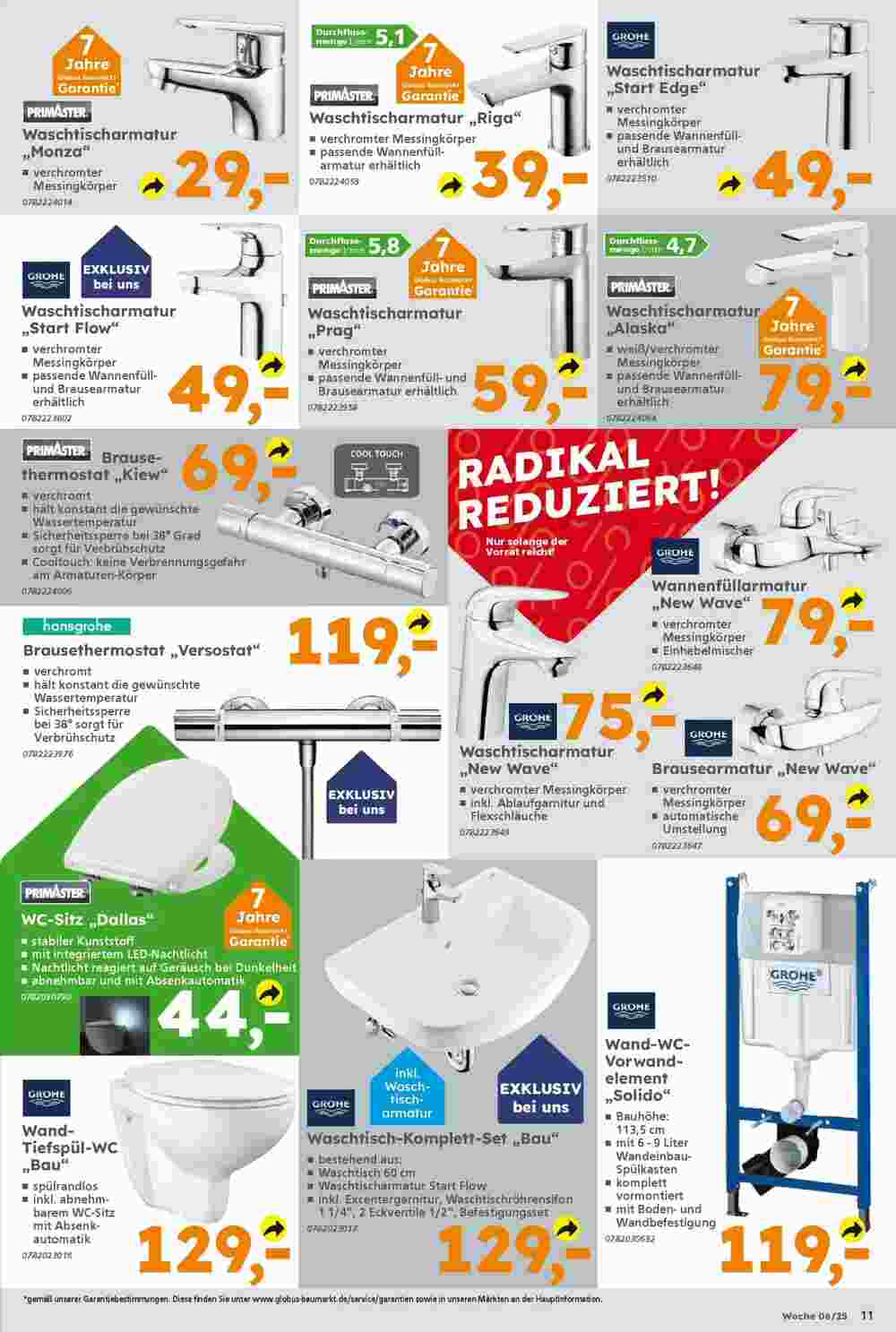 Globus Baumarkt Prospekt (ab 02.02.2025) zum Blättern - Seite 11