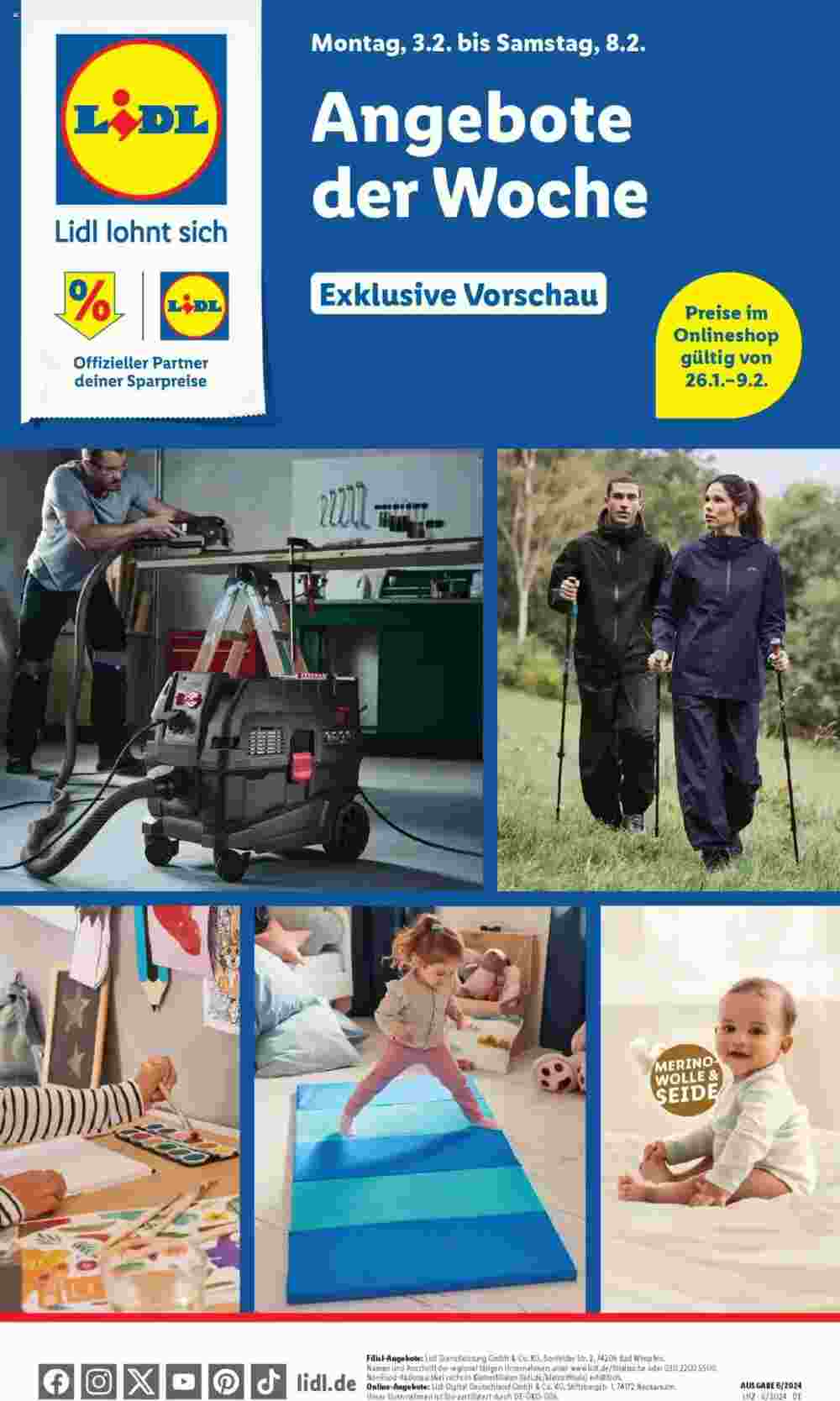 Lidl Prospekt (ab 03.02.2025) zum Blättern - Seite 1