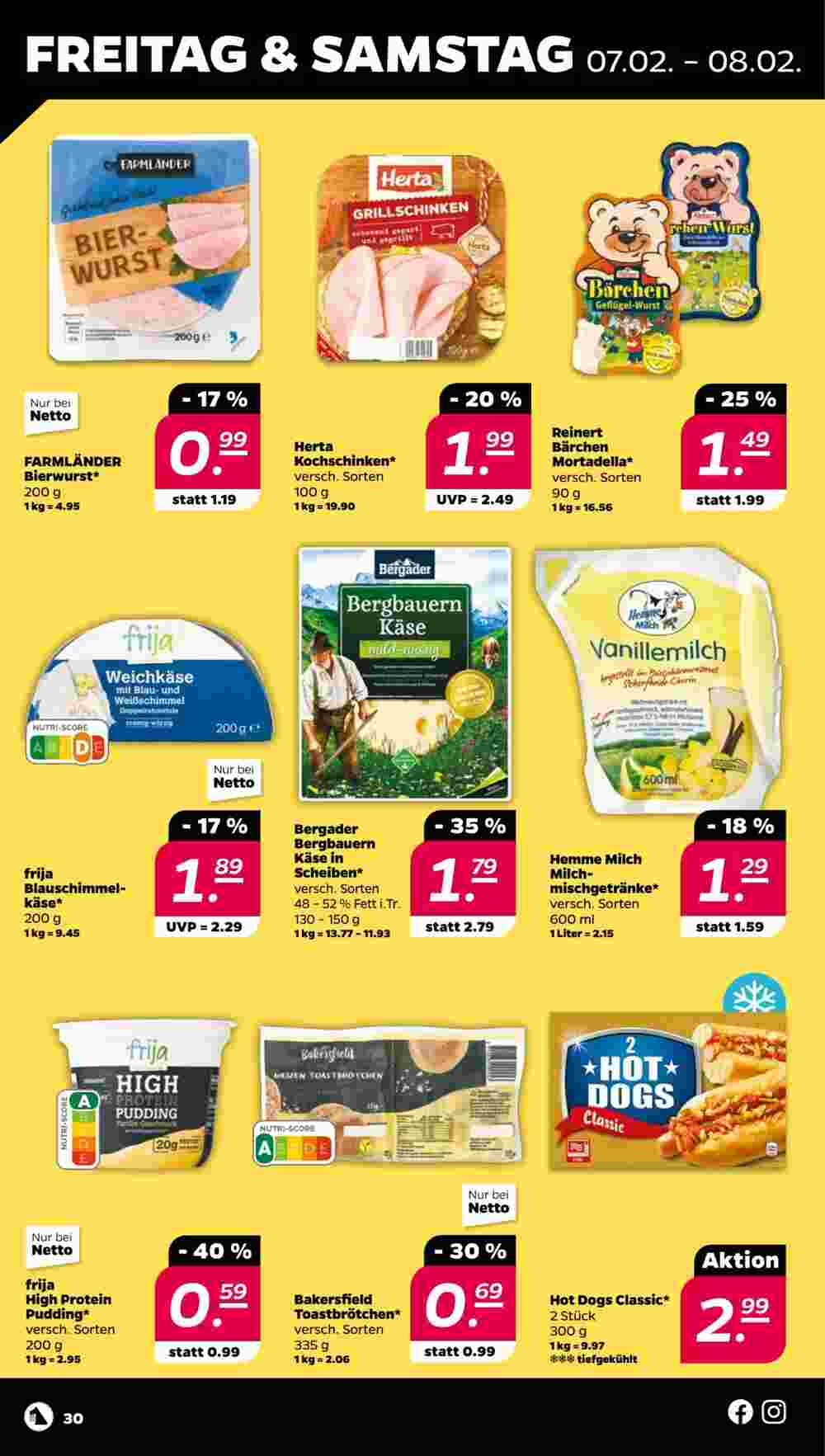 NETTO Prospekt (ab 03.02.2025) zum Blättern - Seite 30