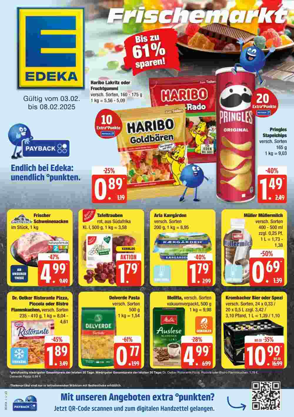 Edeka Frischemarkt Prospekt (ab 03.02.2025) zum Blättern - Seite 1