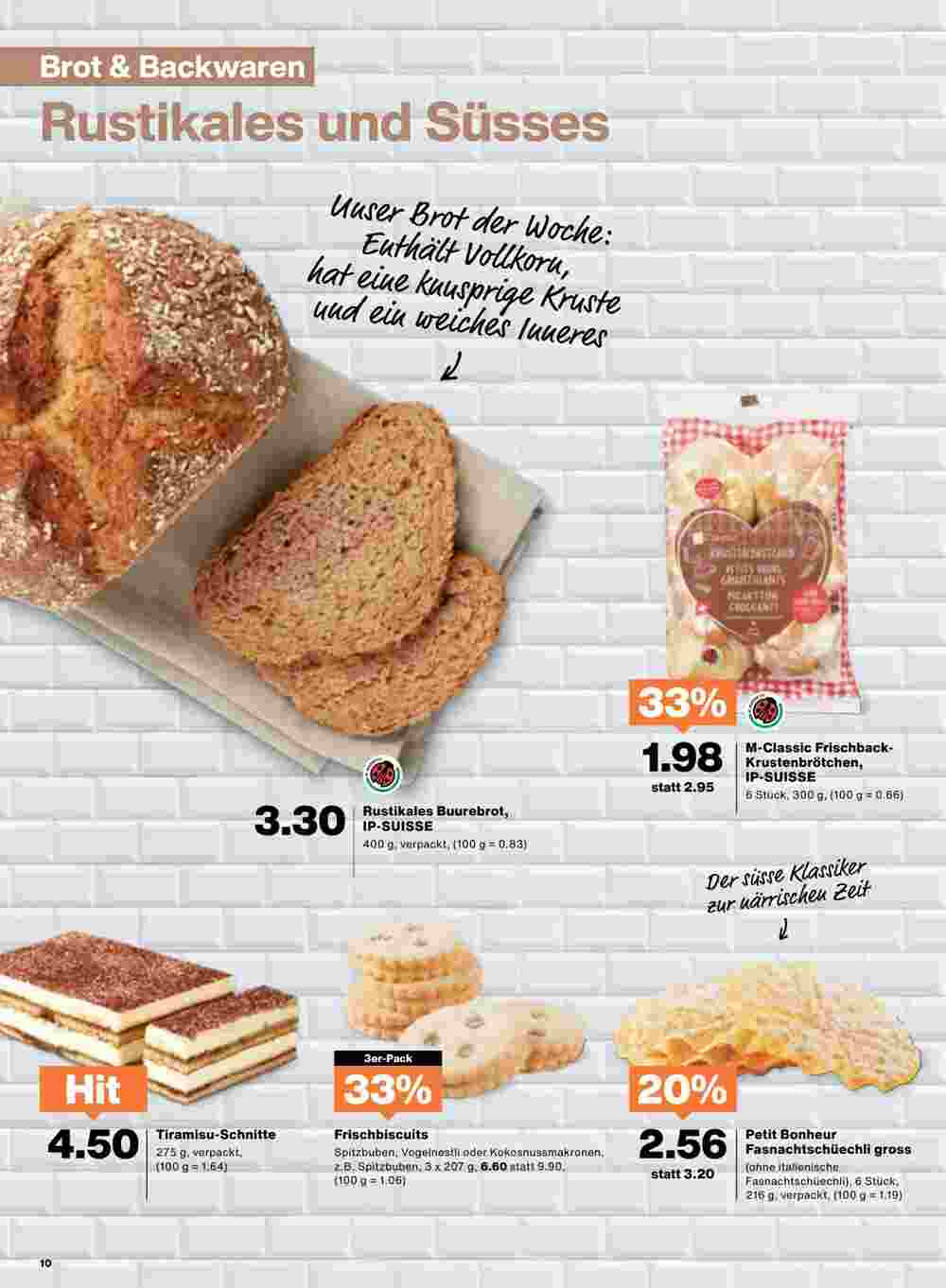 Migros Prospekt (ab 04.02.2025) zum Blättern - Seite 10