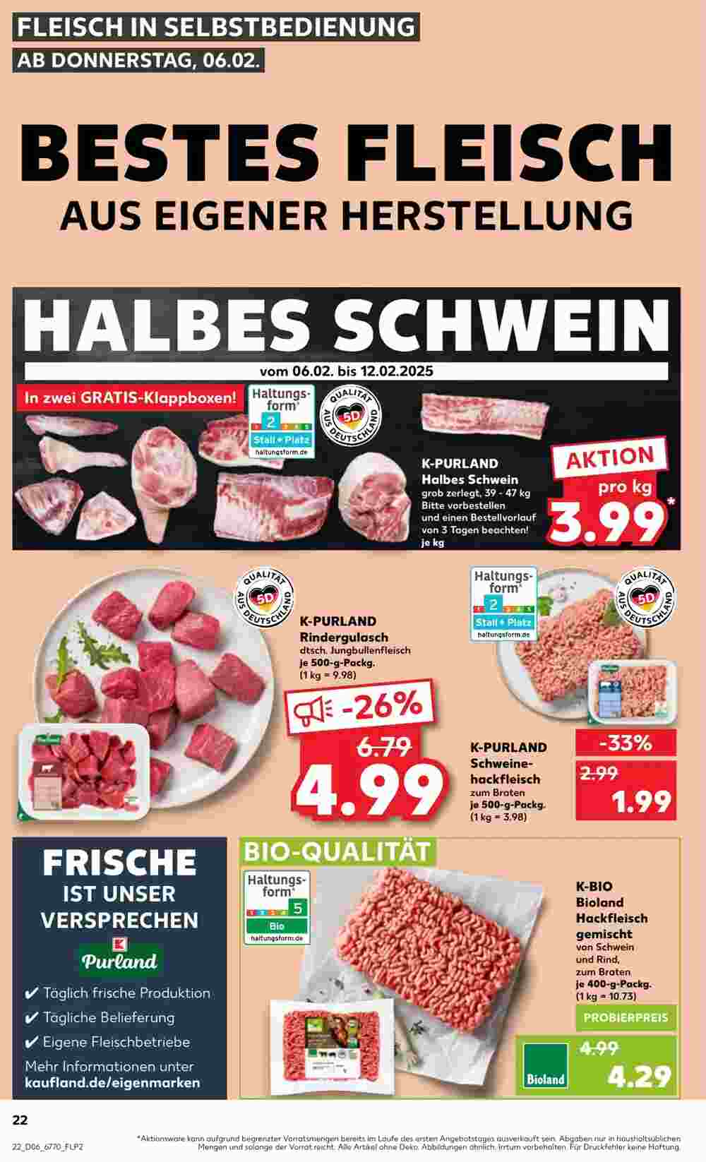 Kaufland Prospekt (ab 06.02.2025) zum Blättern - Seite 22