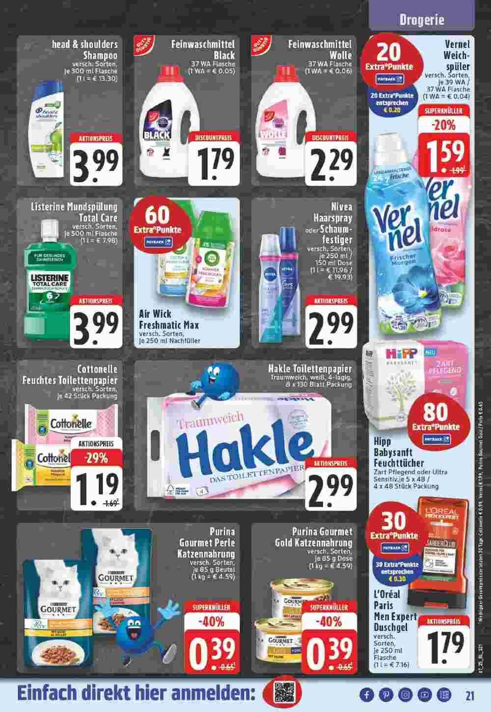 Edeka Prospekt (ab 09.02.2025) zum Blättern - Seite 21