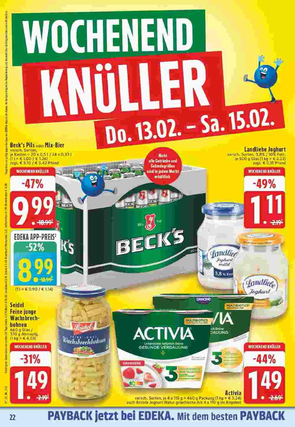 Edeka Prospekt (ab 09.02.2025) zum Blättern - Seite 22