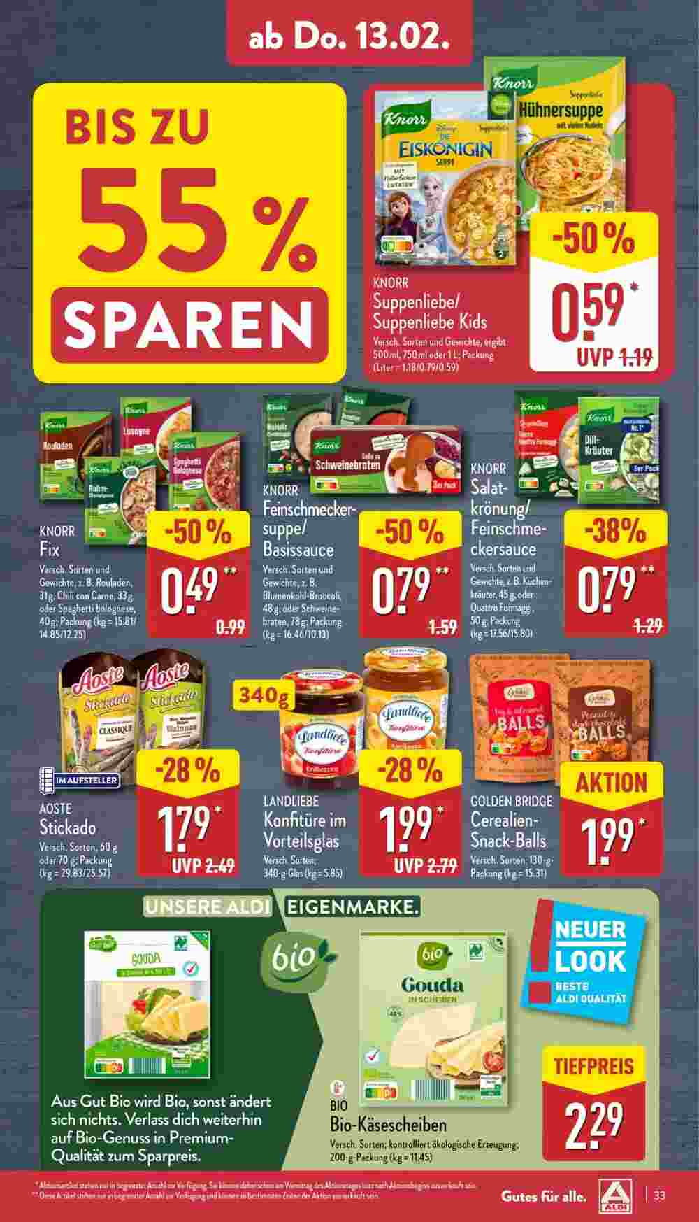 Aldi Nord Prospekt (ab 10.02.2025) zum Blättern - Seite 33