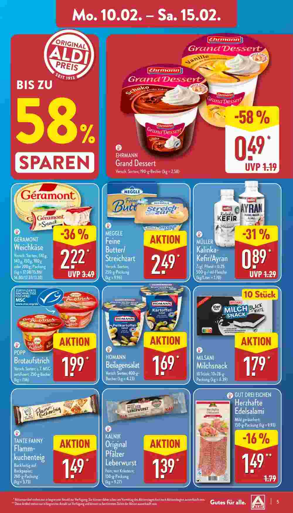 Aldi Nord Prospekt (ab 10.02.2025) zum Blättern - Seite 5