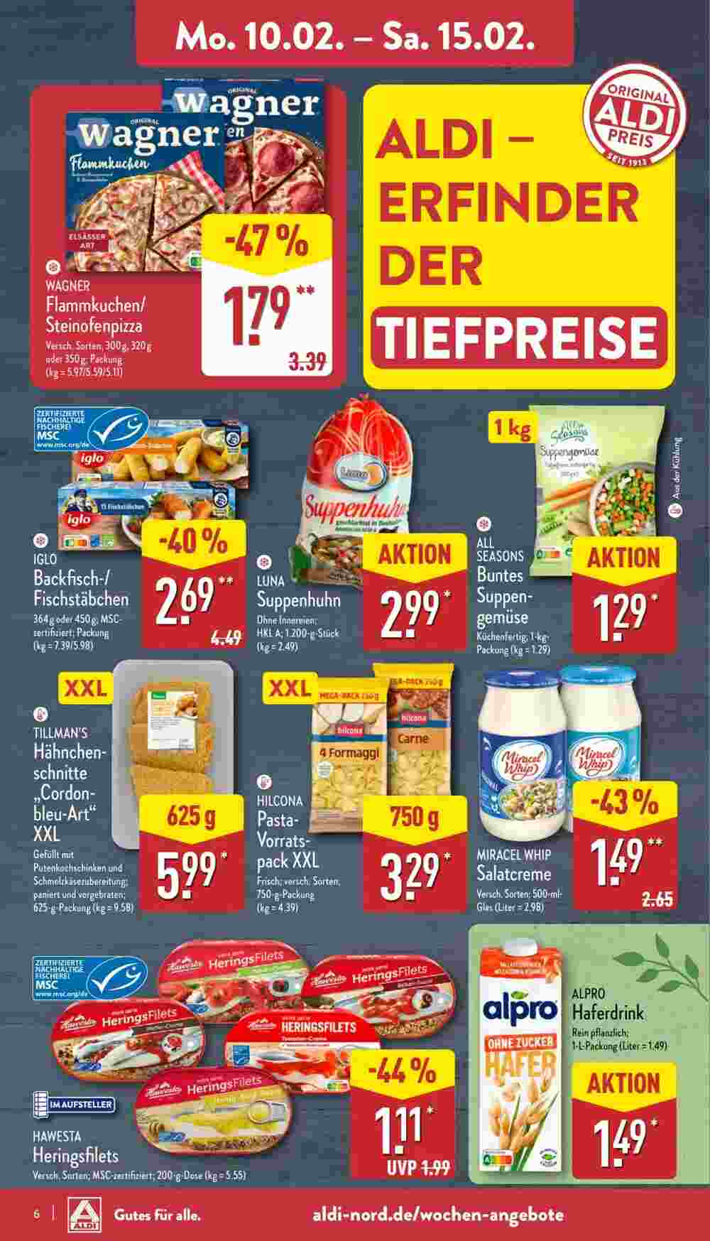 Aldi Nord Prospekt (ab 10.02.2025) zum Blättern - Seite 6