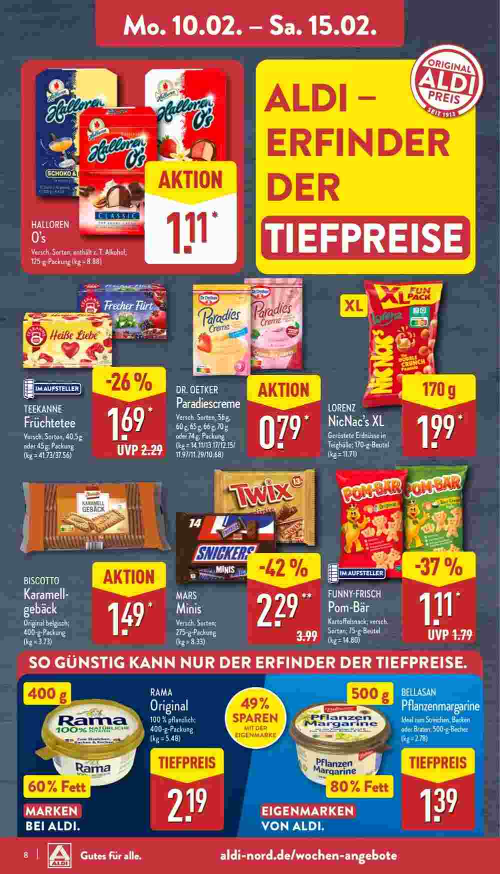 Aldi Nord Prospekt (ab 10.02.2025) zum Blättern - Seite 8