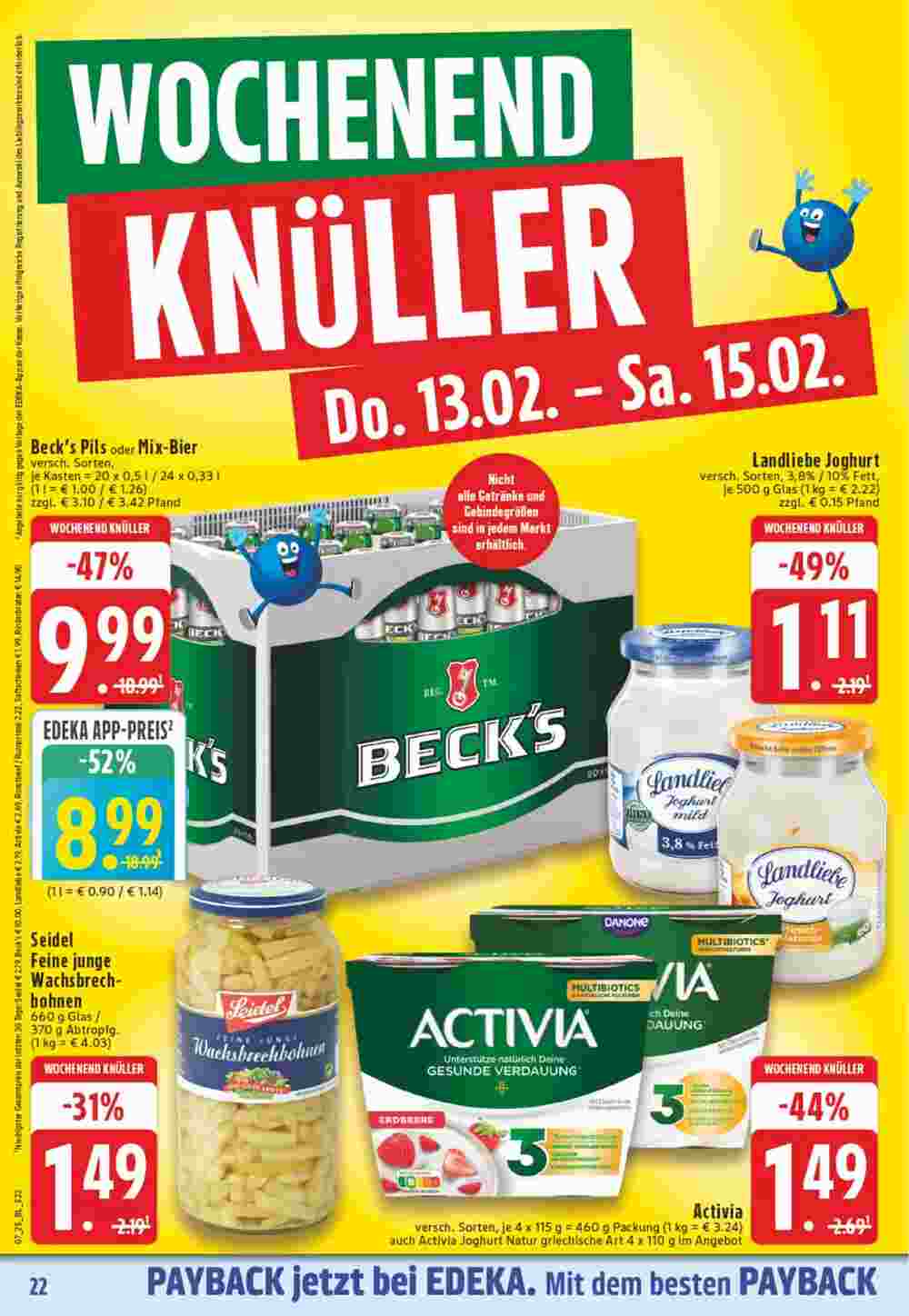 EDEKA Vogl Prospekt (ab 10.02.2025) zum Blättern - Seite 22