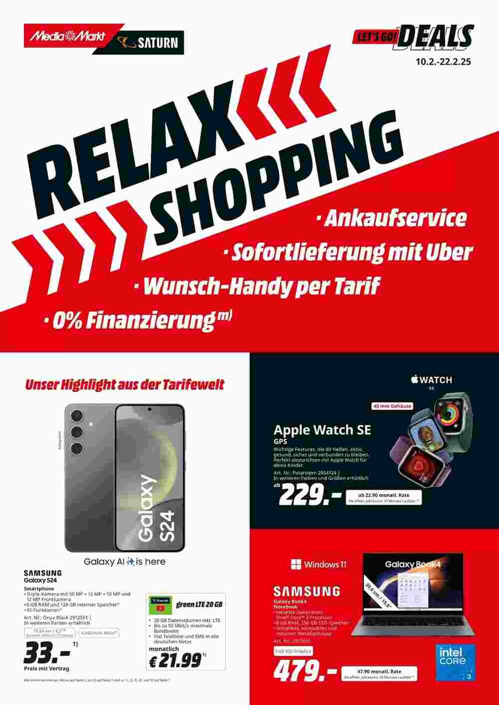 MediaMarkt Prospekt (ab 10.02.2025) zum Blättern - Seite 1