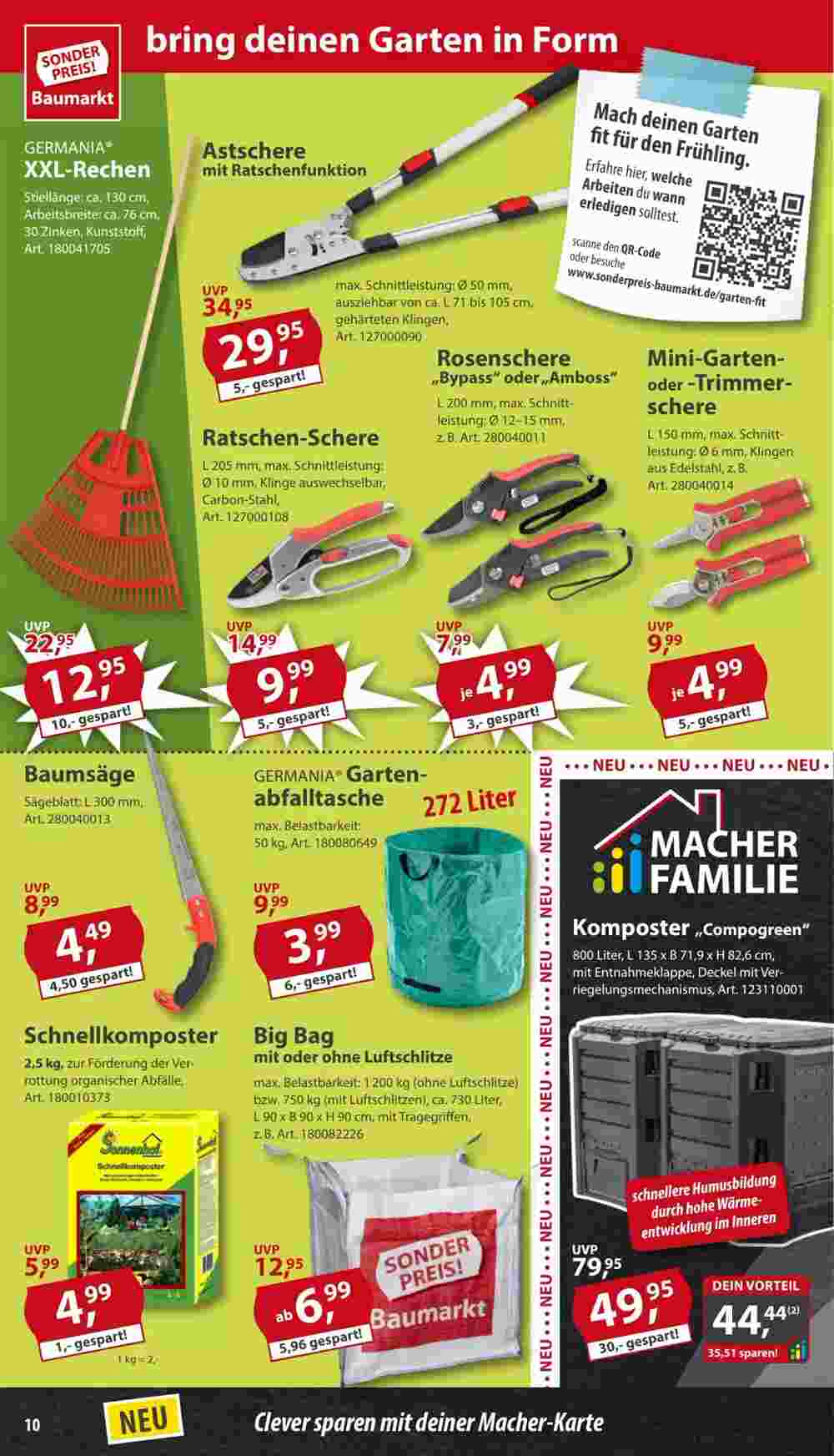 Sonderpreis Baumarkt Prospekt (ab 15.02.2025) zum Blättern - Seite 10