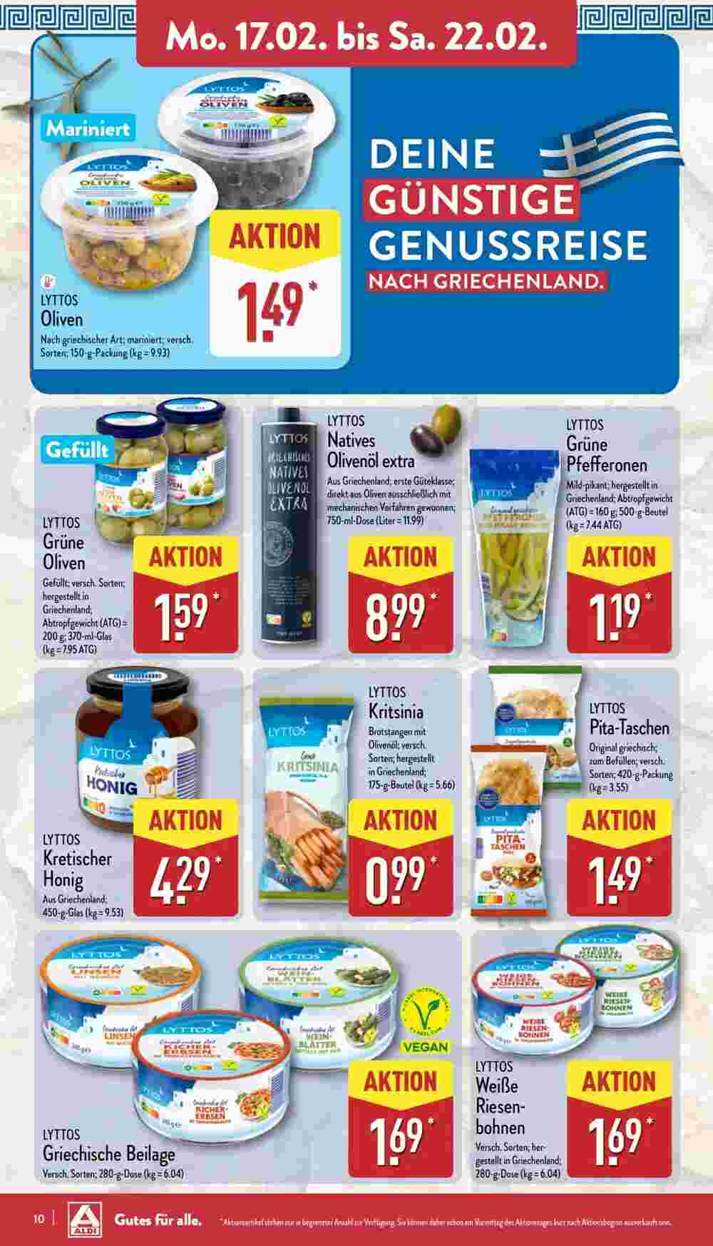 Aldi Nord Prospekt (ab 17.02.2025) zum Blättern - Seite 10