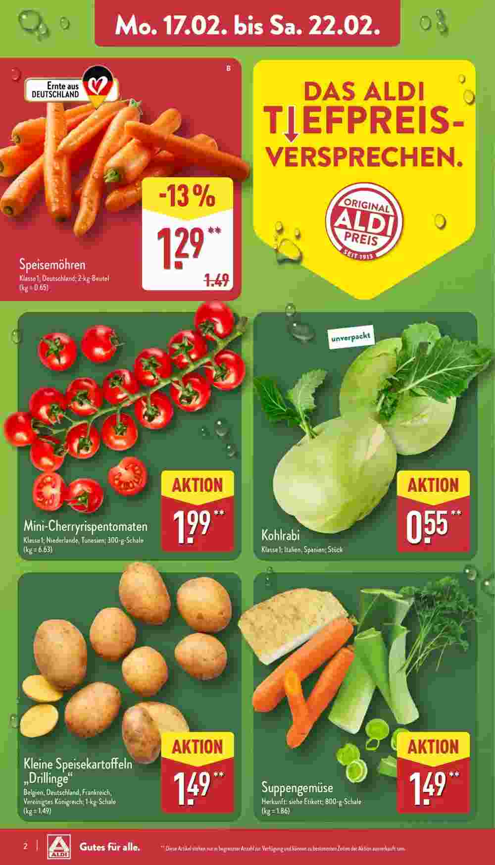 Aldi Nord Prospekt (ab 17.02.2025) zum Blättern - Seite 2