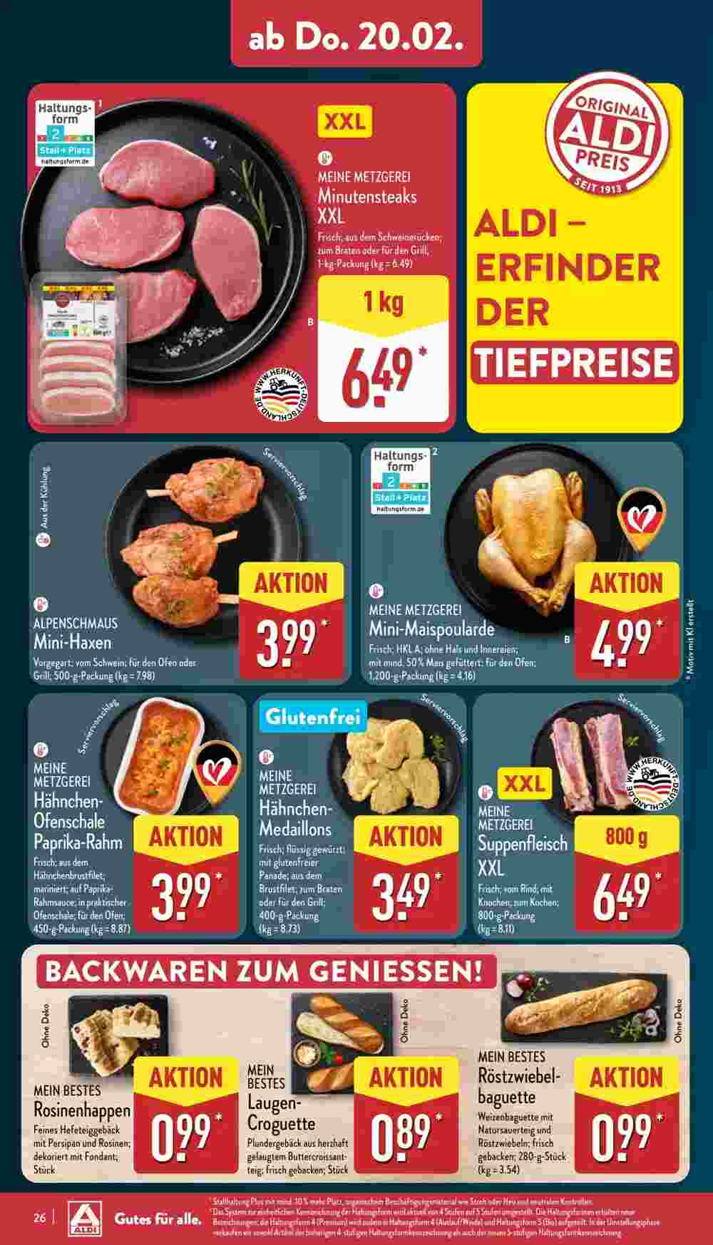 Aldi Nord Prospekt (ab 17.02.2025) zum Blättern - Seite 26