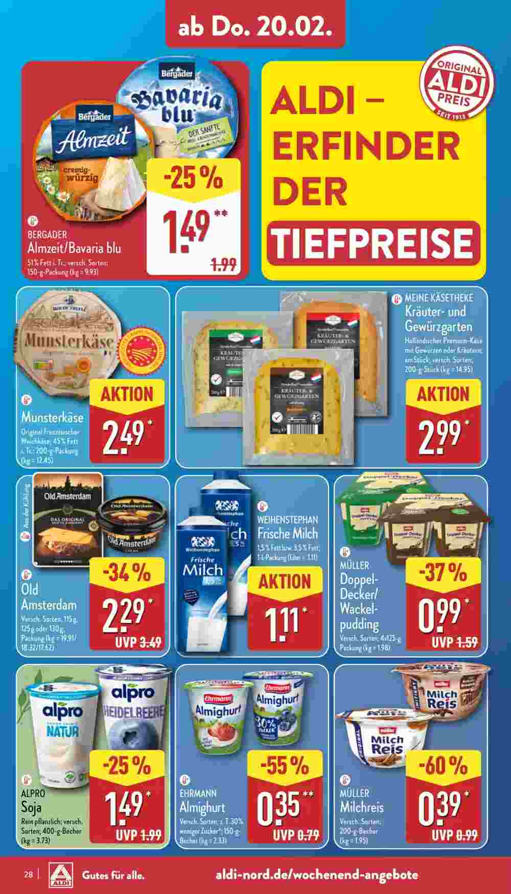 Aldi Nord Prospekt (ab 17.02.2025) zum Blättern - Seite 28