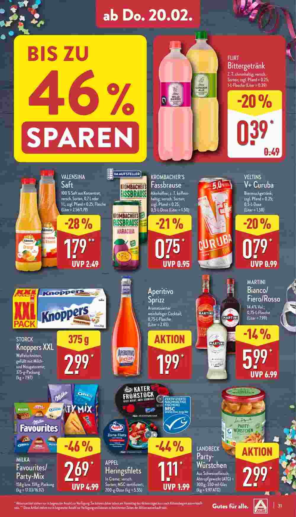 Aldi Nord Prospekt (ab 17.02.2025) zum Blättern - Seite 31