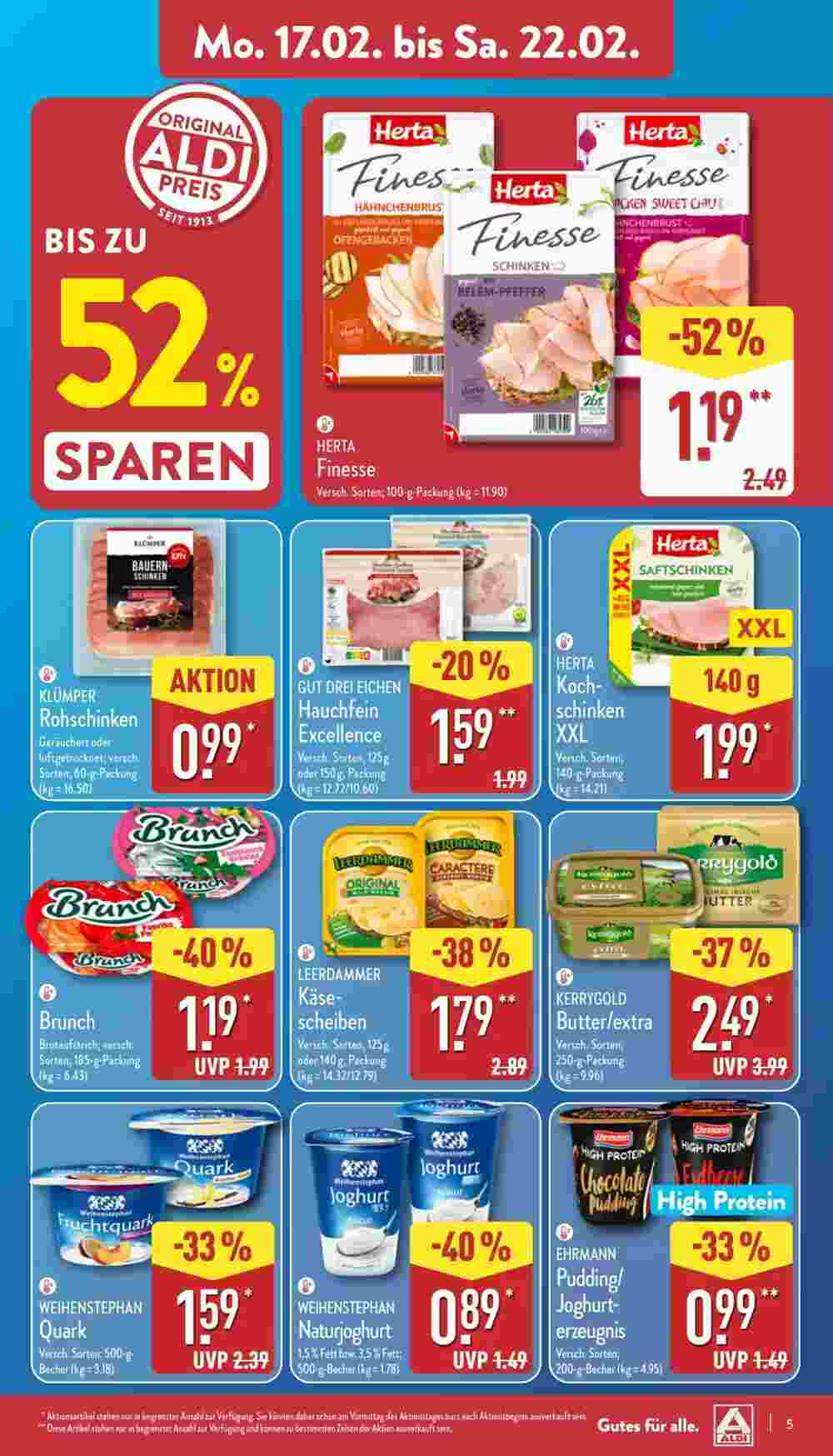 Aldi Nord Prospekt (ab 17.02.2025) zum Blättern - Seite 5