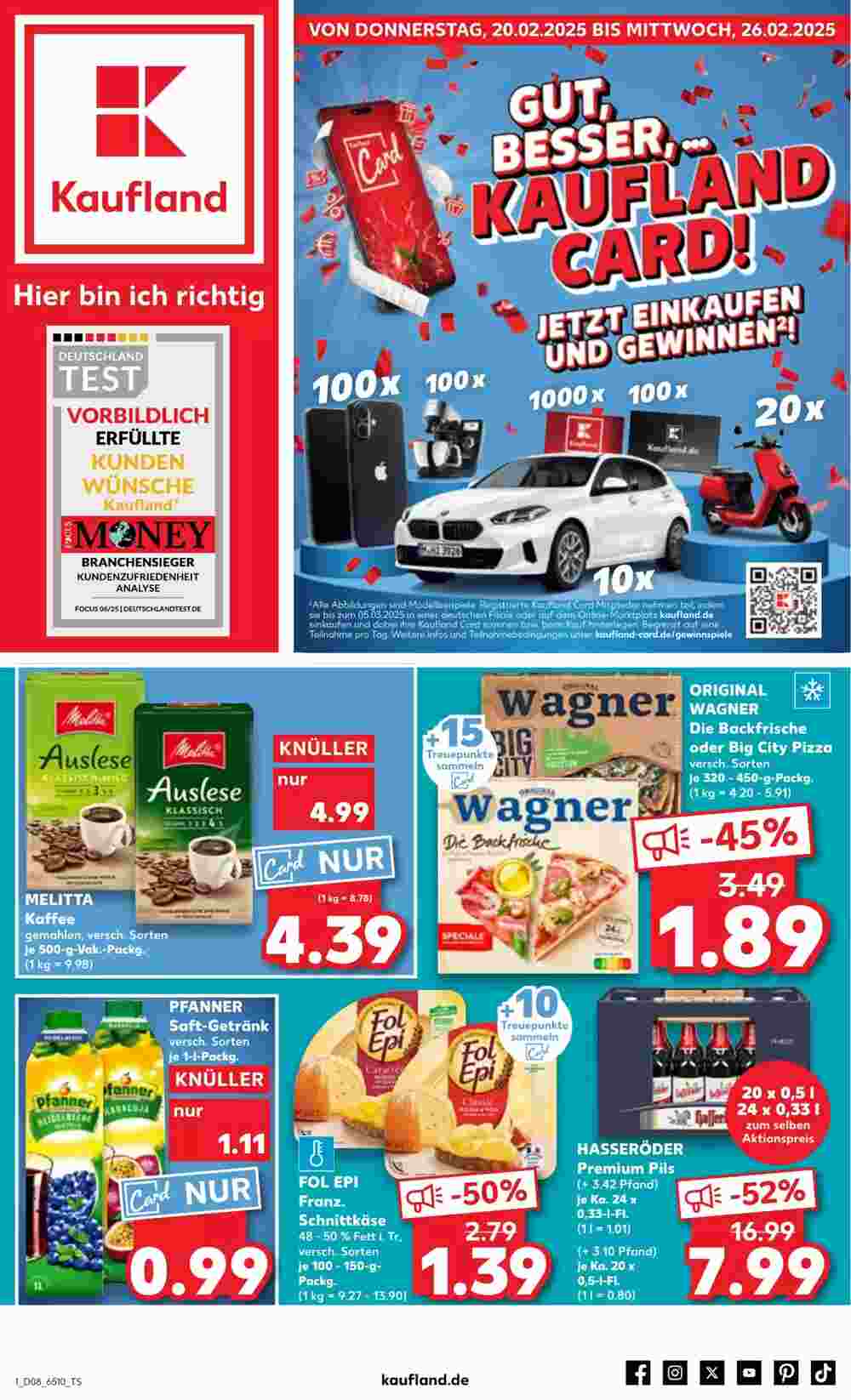 Kaufland Prospekt (ab 20.02.2025) zum Blättern - Seite 1