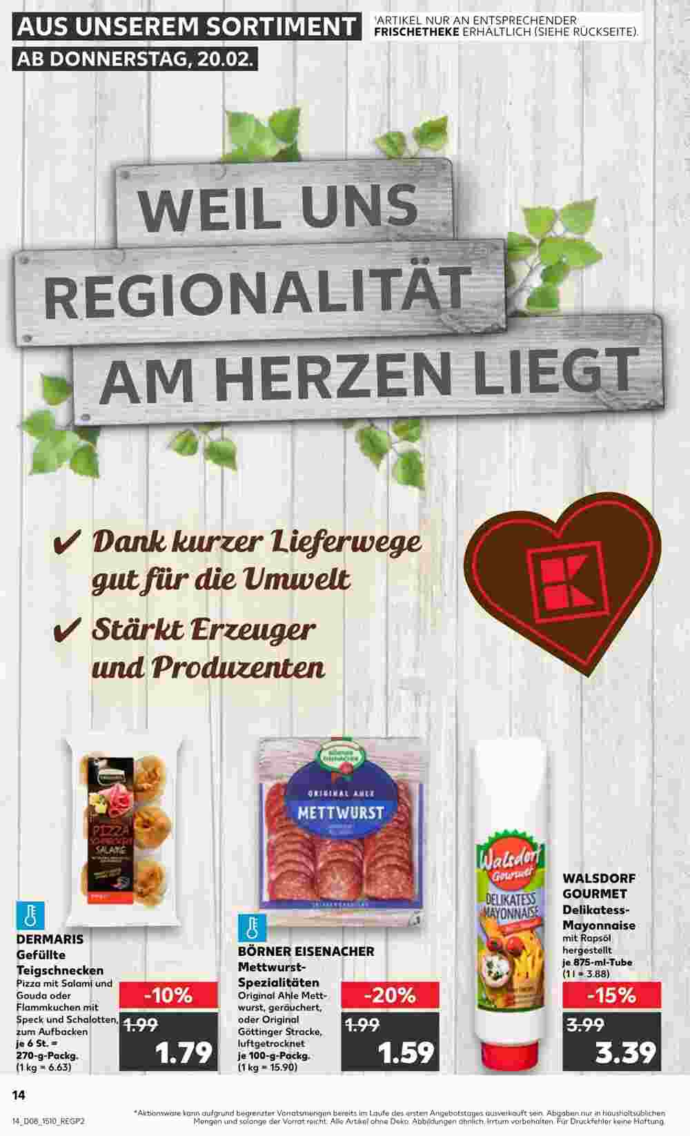 Kaufland Prospekt (ab 20.02.2025) zum Blättern - Seite 14