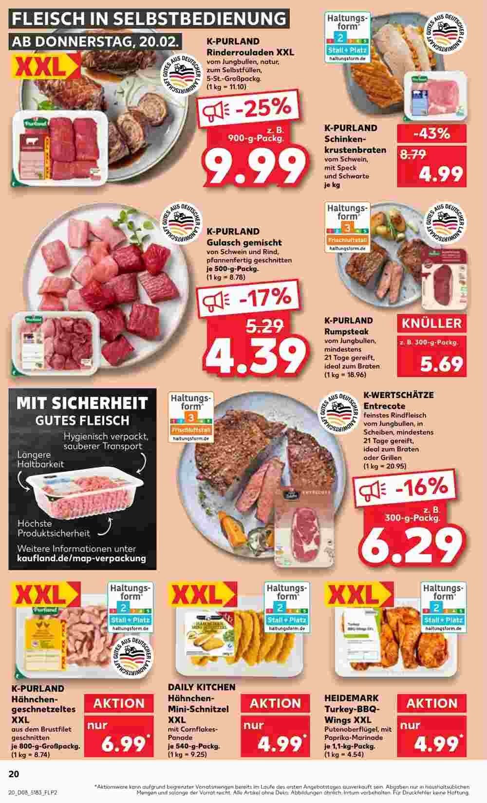 Kaufland Prospekt (ab 20.02.2025) zum Blättern - Seite 20