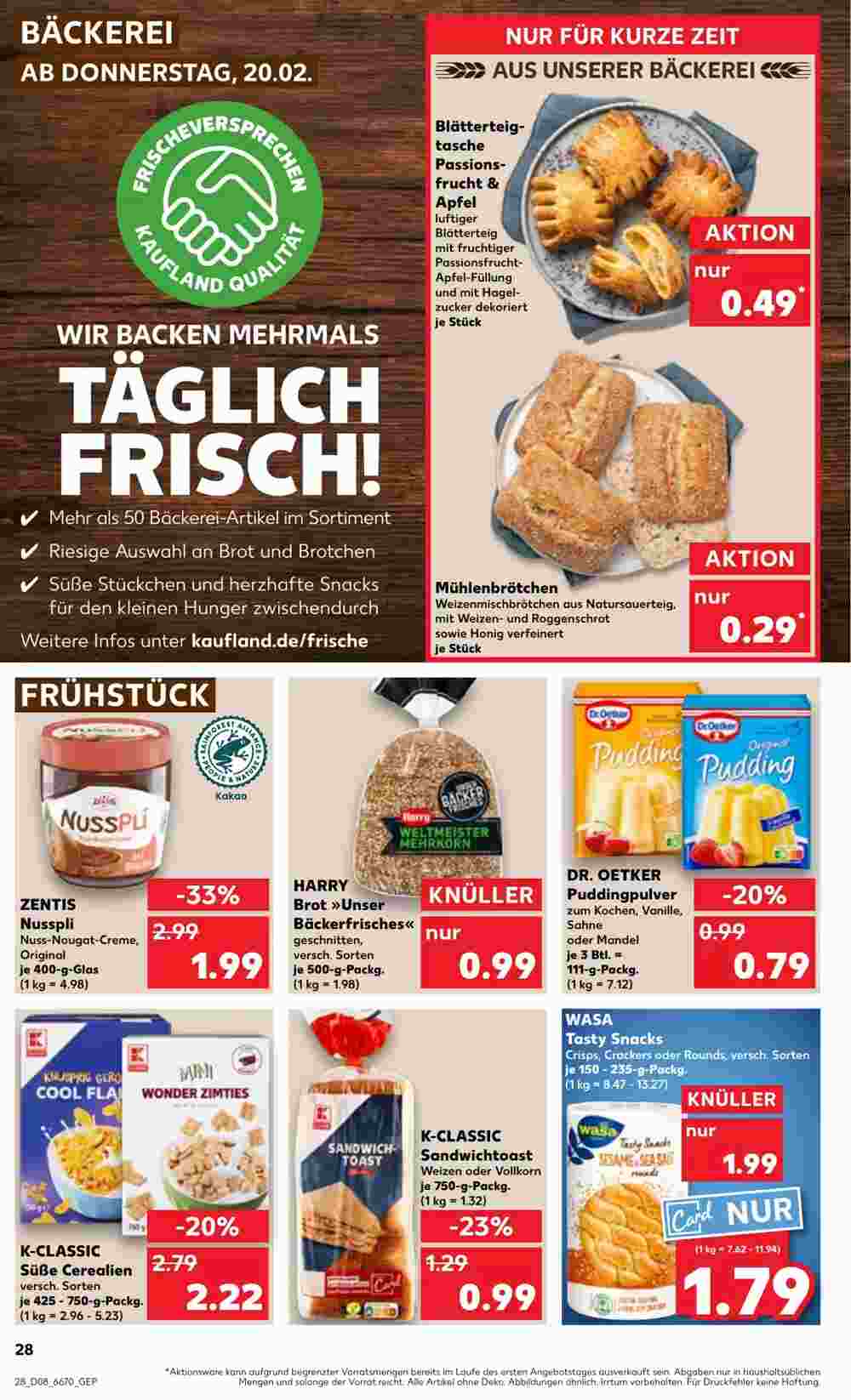 Kaufland Prospekt (ab 20.02.2025) zum Blättern - Seite 28