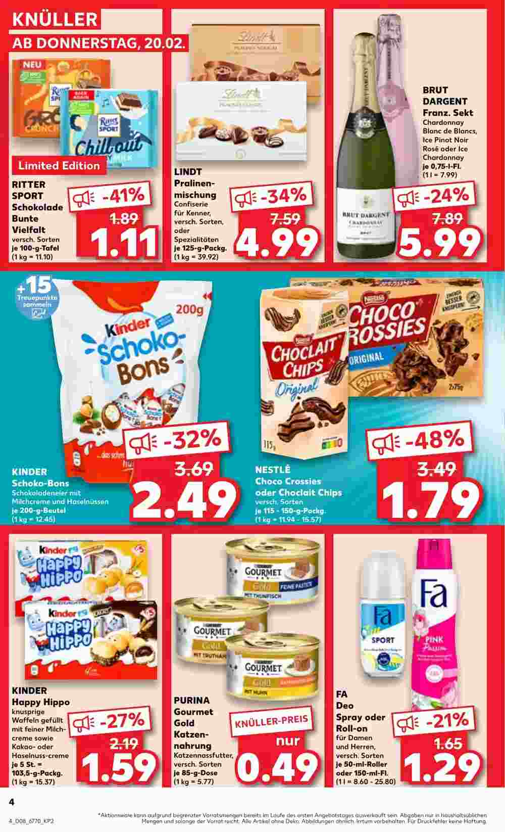 Kaufland Prospekt (ab 20.02.2025) zum Blättern - Seite 4