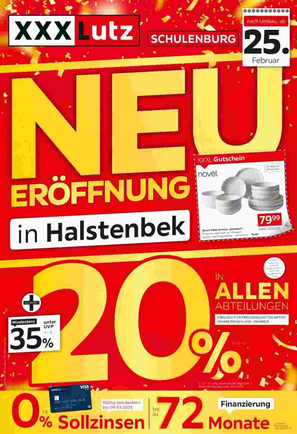 XXXLutz Prospekt (ab 23.02.2025) zum Blättern - Seite 1