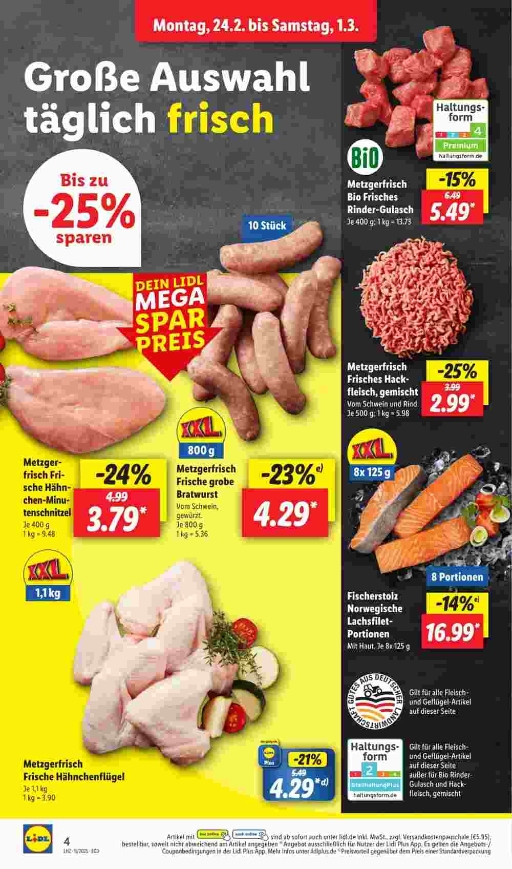 Lidl Prospekt (ab 24.02.2025) zum Blättern - Seite 4