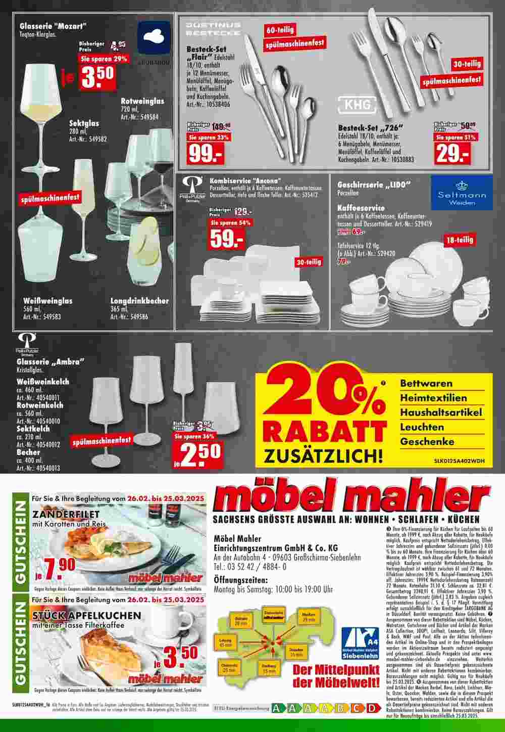 Möbel Mahler Prospekt (ab 26.02.2025) zum Blättern - Seite 16