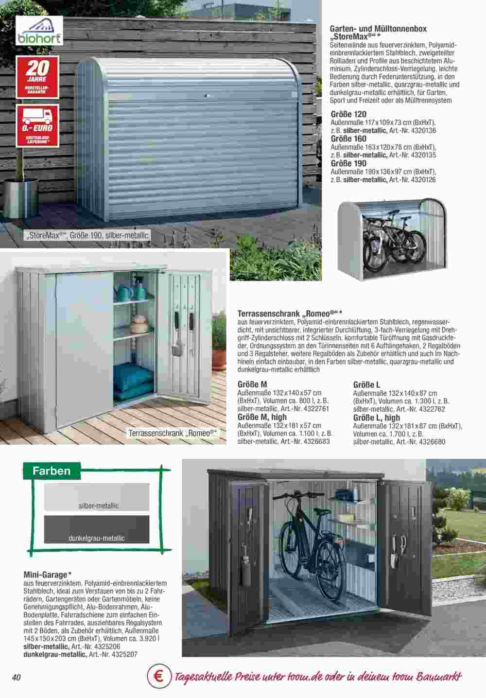 toom Baumarkt Prospekt (ab 27.02.2025) zum Blättern - Seite 40