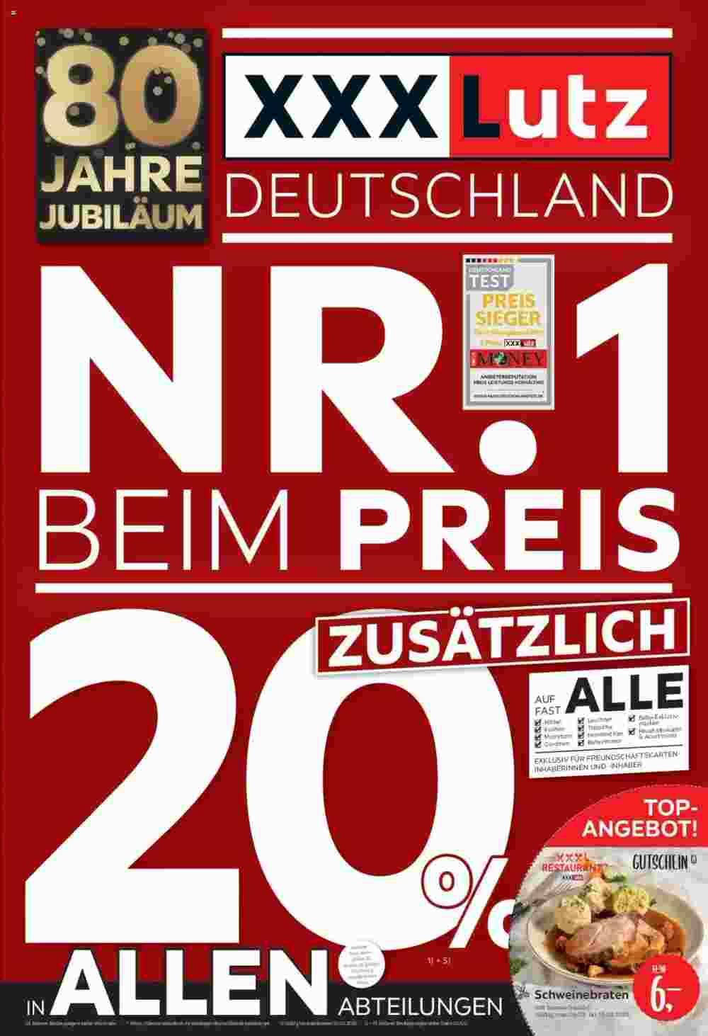 XXXLutz Prospekt (ab 02.03.2025) zum Blättern - Seite 1