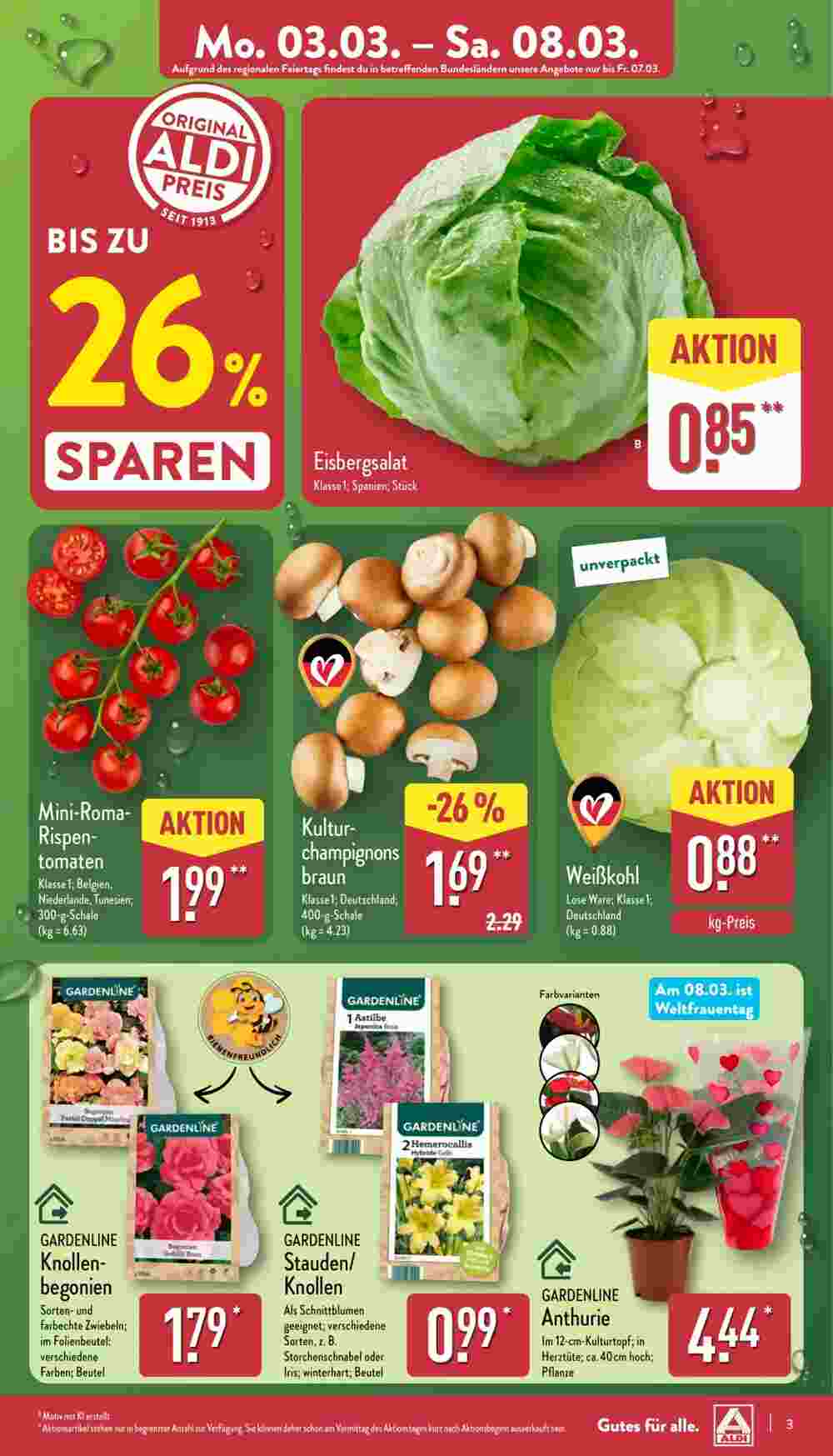 Aldi Nord Prospekt (ab 03.03.2025) zum Blättern - Seite 3