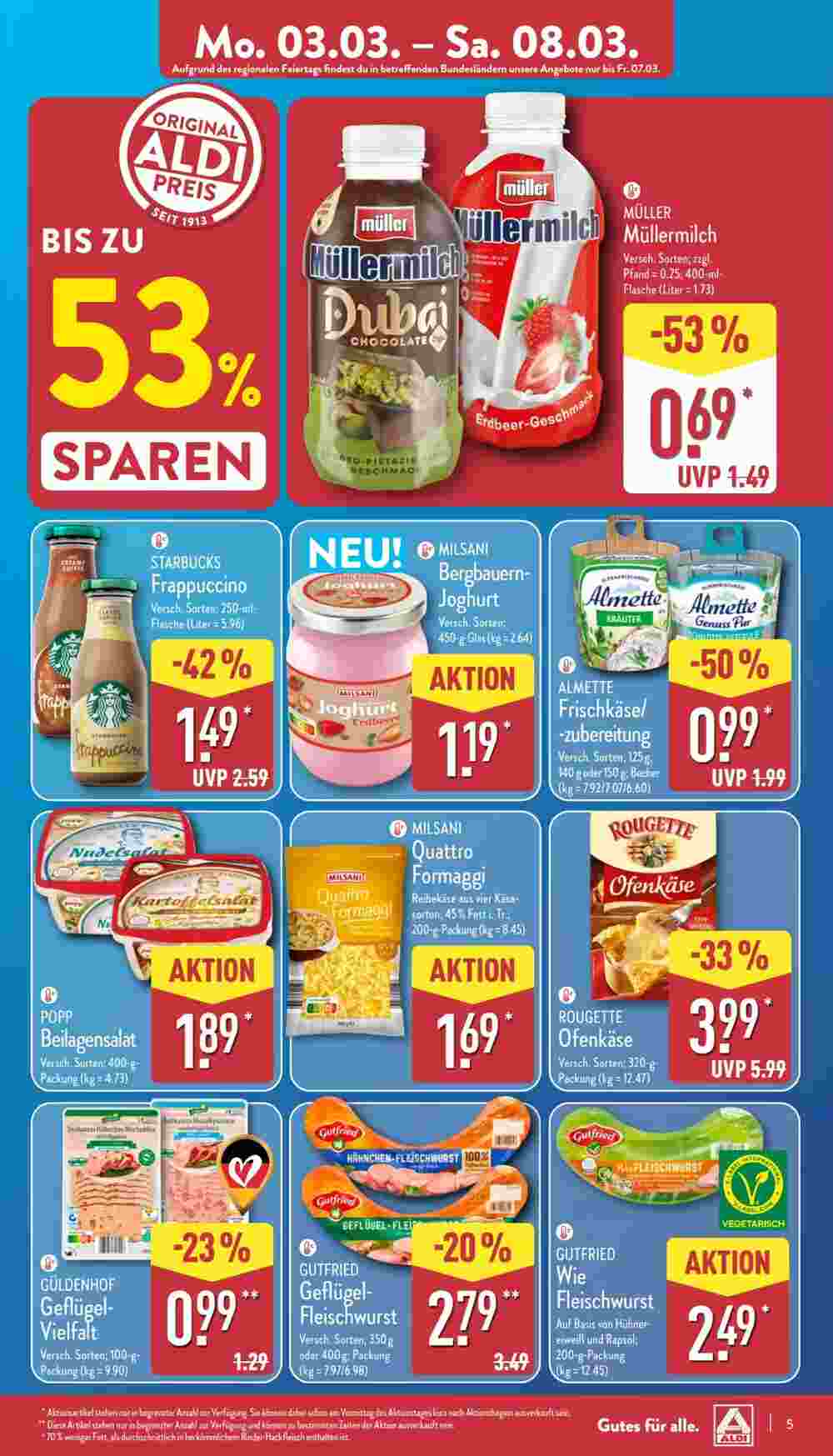 Aldi Nord Prospekt (ab 03.03.2025) zum Blättern - Seite 5