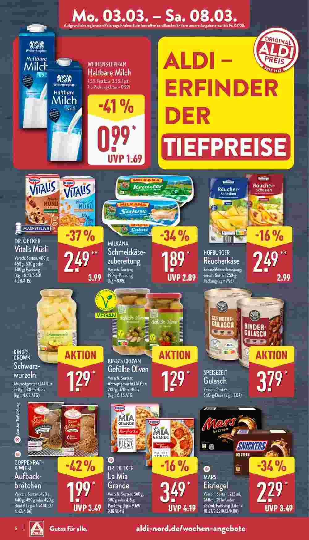 Aldi Nord Prospekt (ab 03.03.2025) zum Blättern - Seite 6