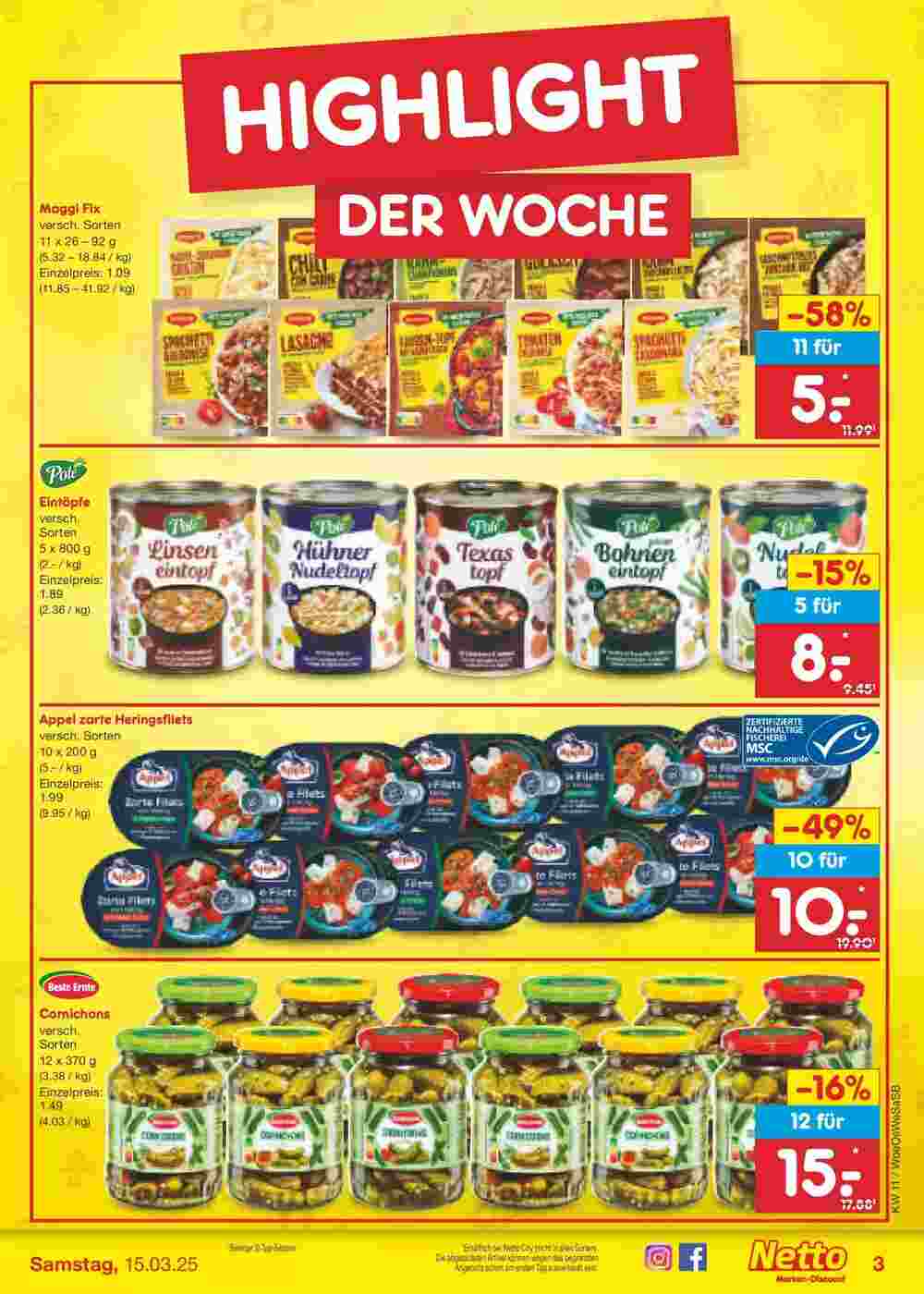 Netto Marken-Discount Prospekt (ab 09.03.2025) zum Blättern - Seite 3