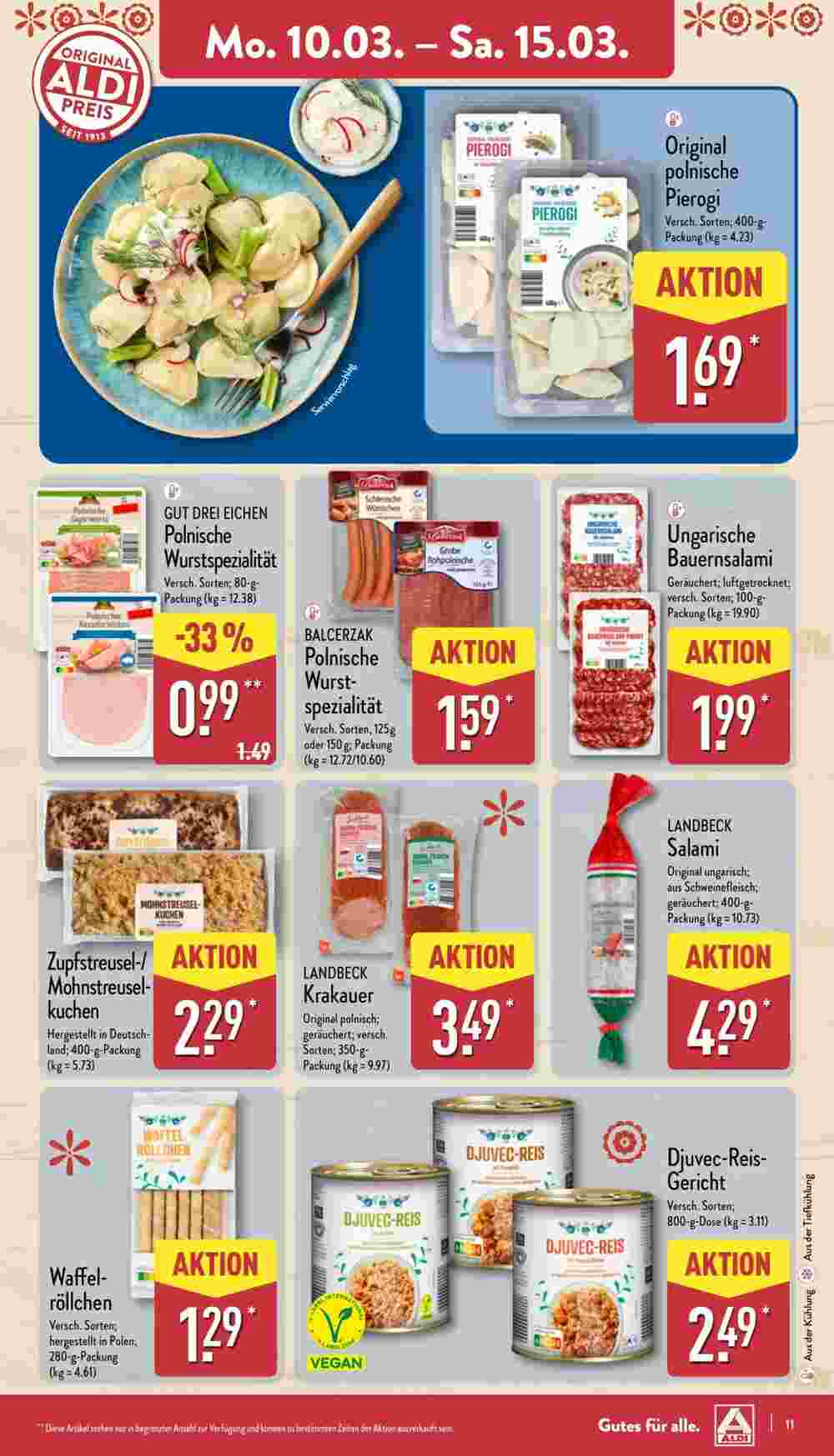 Aldi Nord Prospekt (ab 10.03.2025) zum Blättern - Seite 11