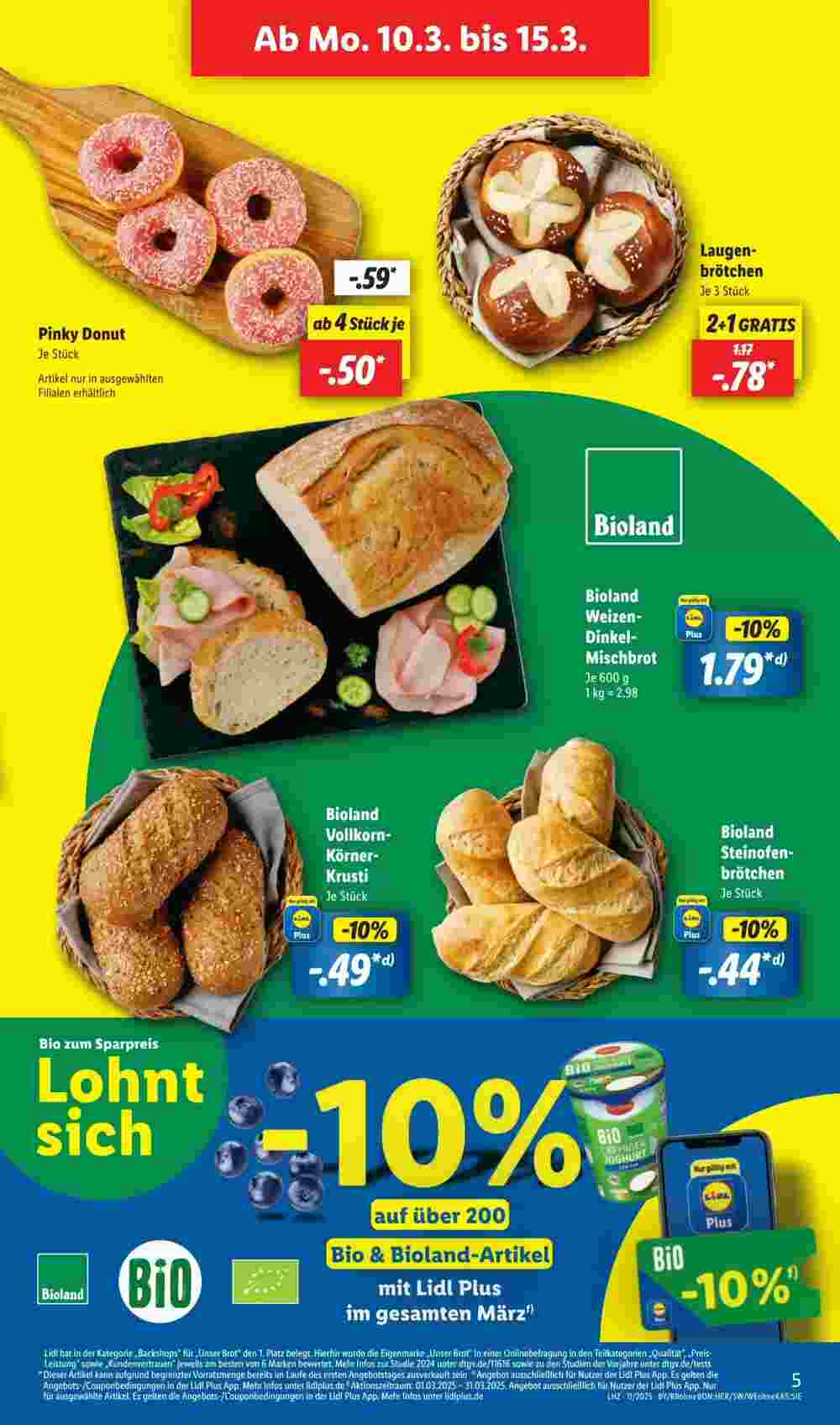 Lidl Prospekt (ab 10.03.2025) zum Blättern - Seite 5