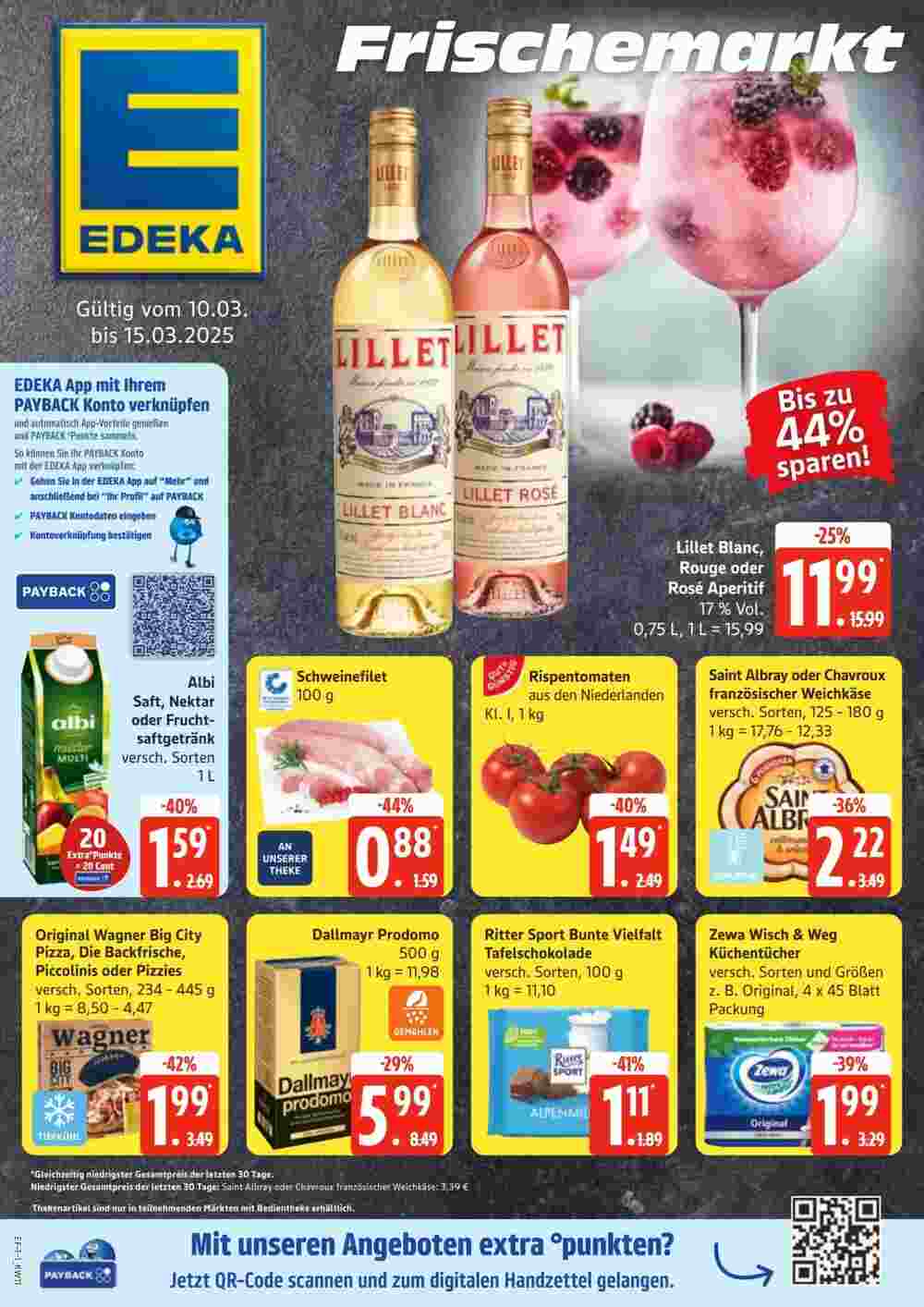 Edeka Frischemarkt Prospekt (ab 10.03.2025) zum Blättern - Seite 1