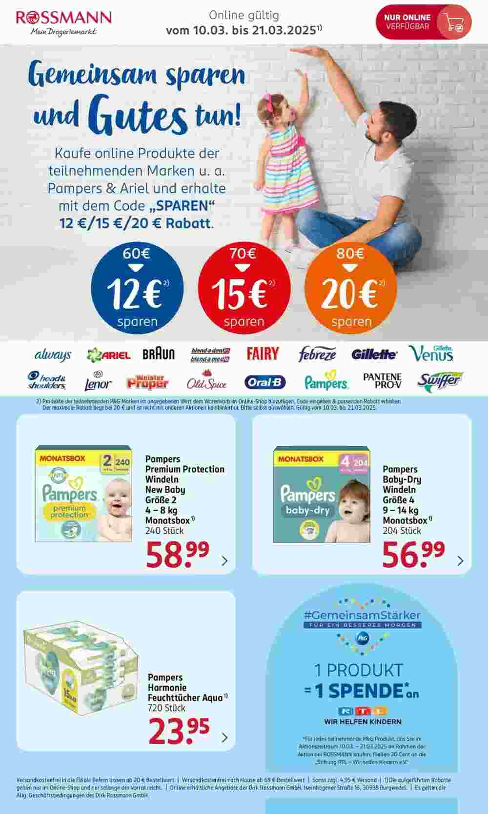 Rossmann Prospekt (ab 10.03.2025) zum Blättern - Seite 1