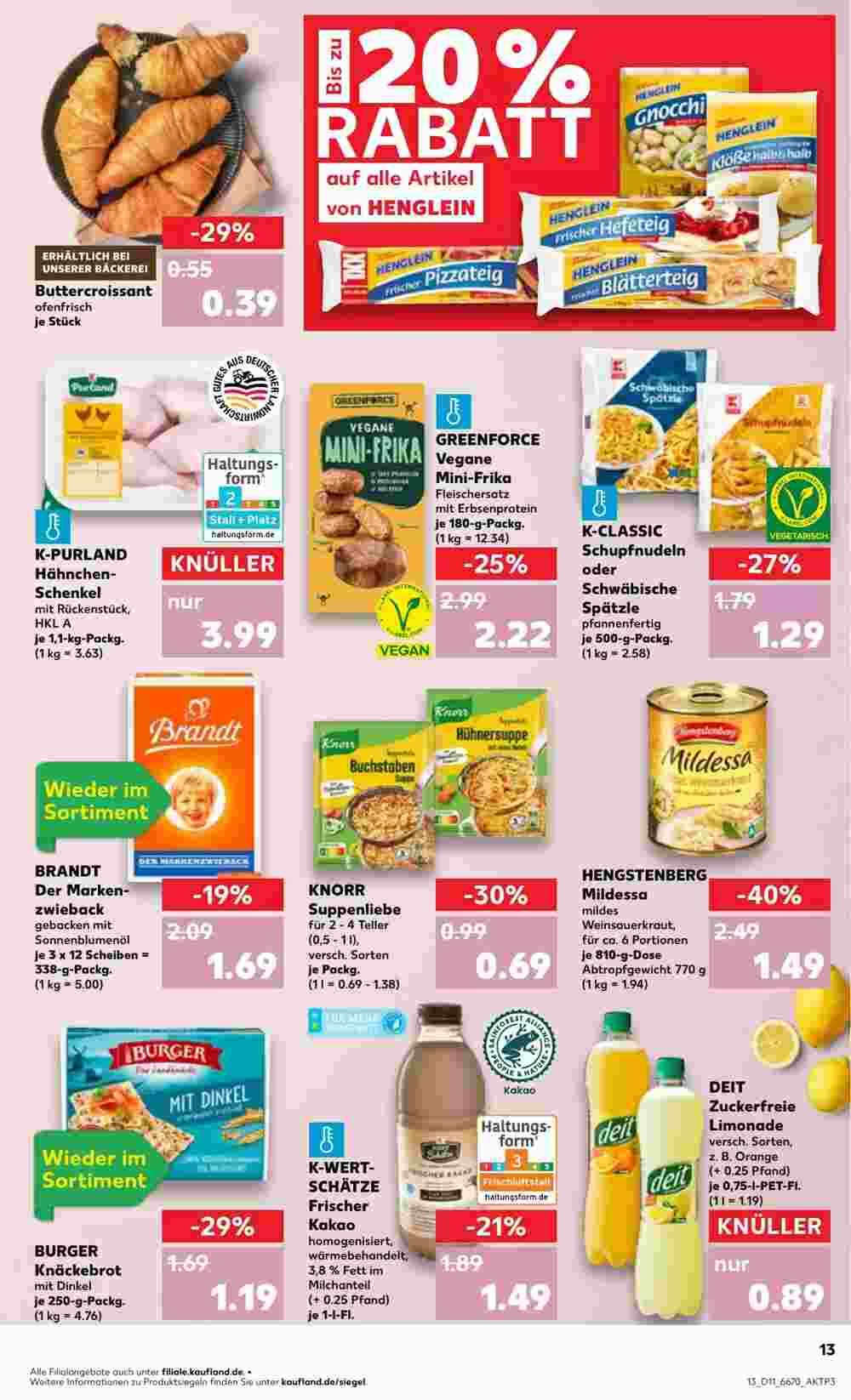 Kaufland Prospekt (ab 13.03.2025) zum Blättern - Seite 13