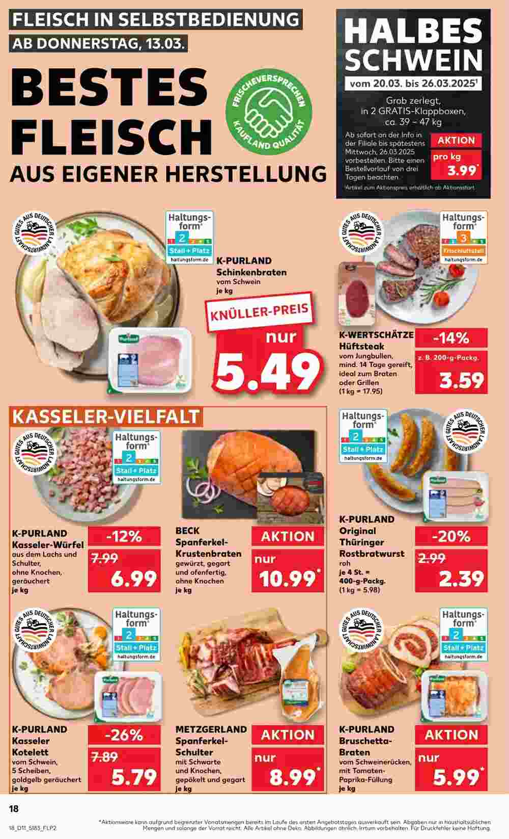 Kaufland Prospekt (ab 13.03.2025) zum Blättern - Seite 18