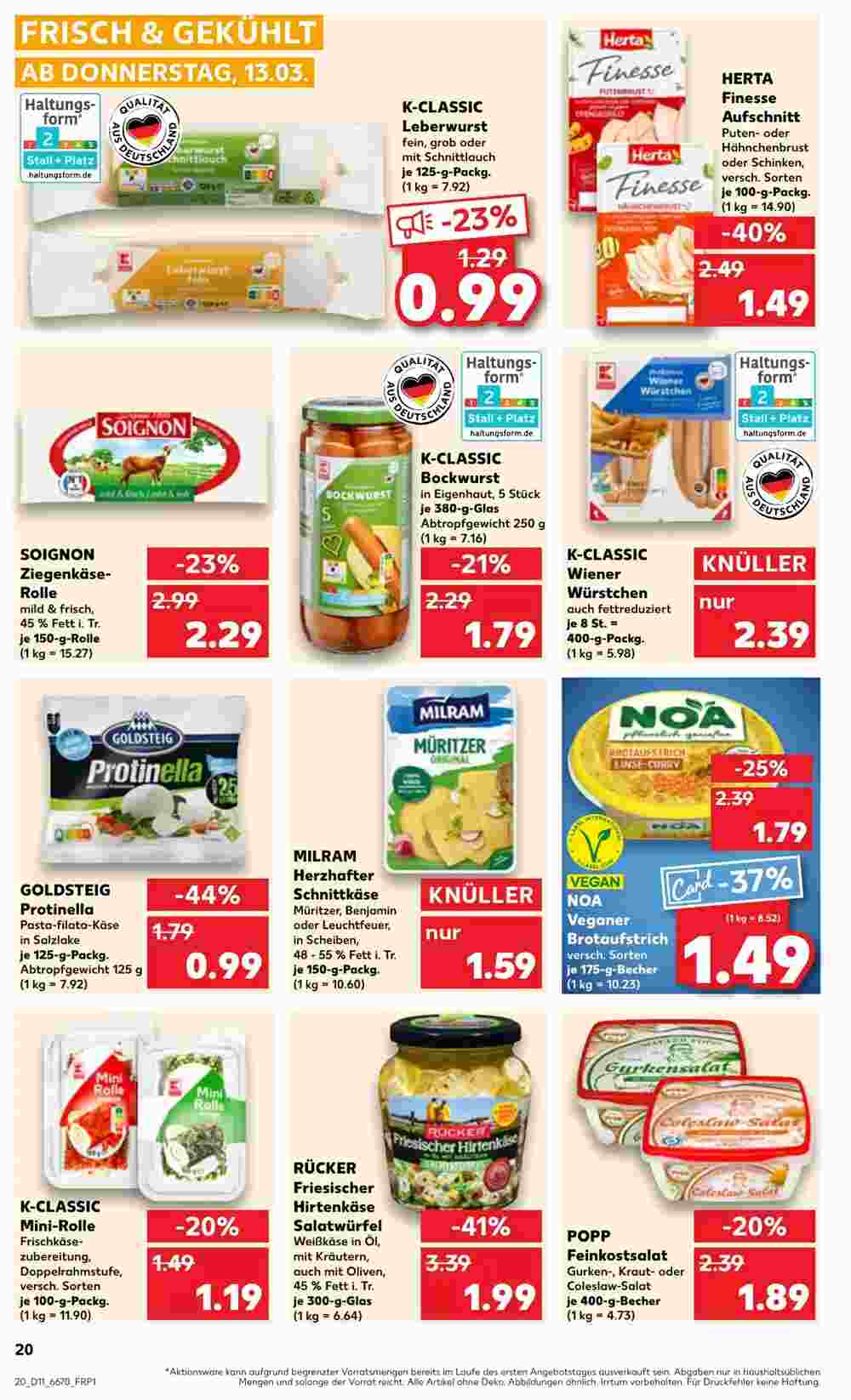 Kaufland Prospekt (ab 13.03.2025) zum Blättern - Seite 20